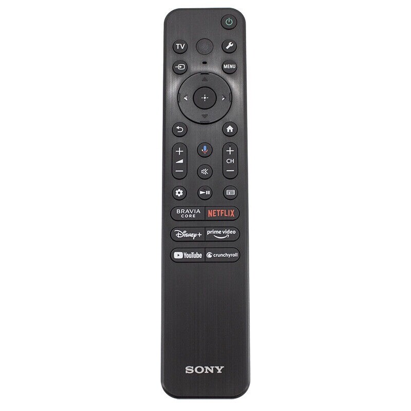 Genuine OEM Sony Bravia Core Smart TV Voice Remote - RMF-TX810U -GOOD - Black RS