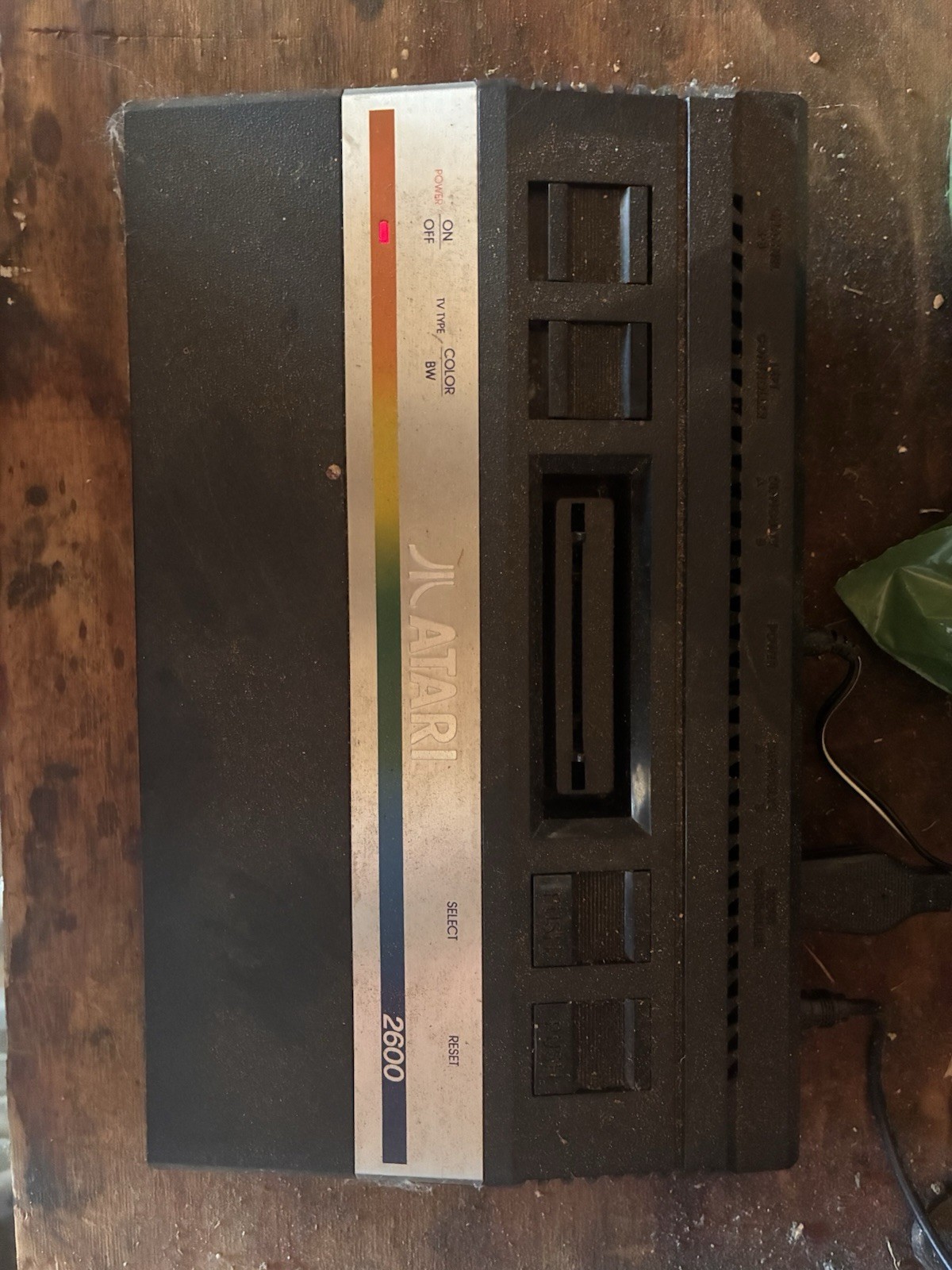 Atari 2600 Black Video Game Console With One Controller And Two Boxed Games. Atari 2600 Black Video Game Console With One Controller And Two Boxed Games.