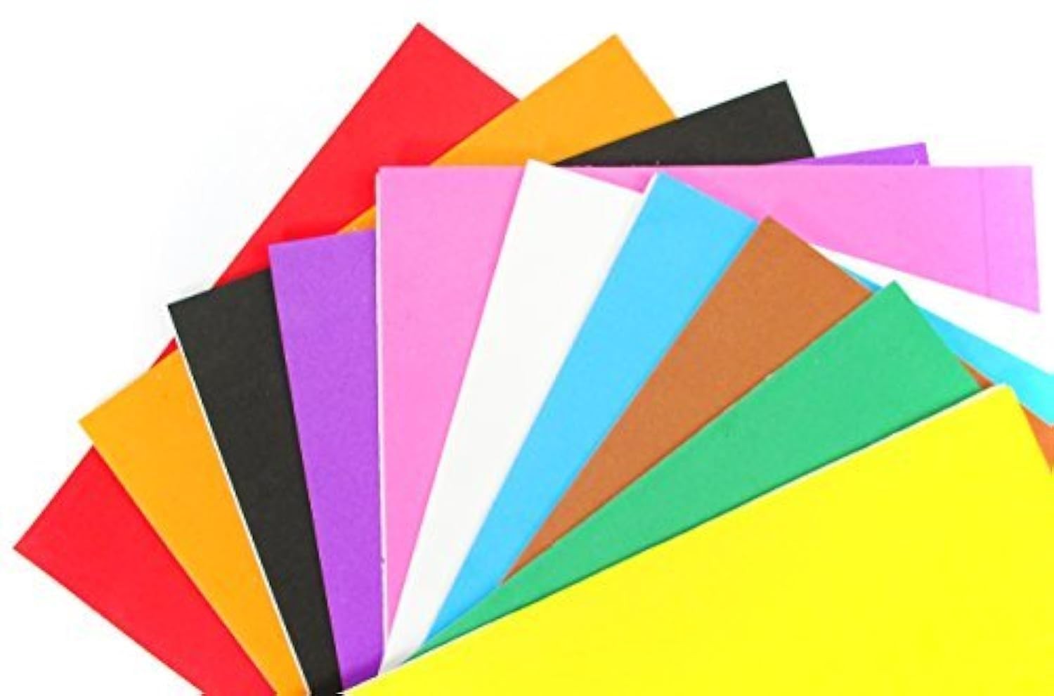 10 Packs Mixed 10 Color EVA Foam Sheets with Adhesive Back for Art Craft Proj... 10 Packs Mixed 10 Color EVA Foam Sheets with Adhesive Back for Art Craft Proj...