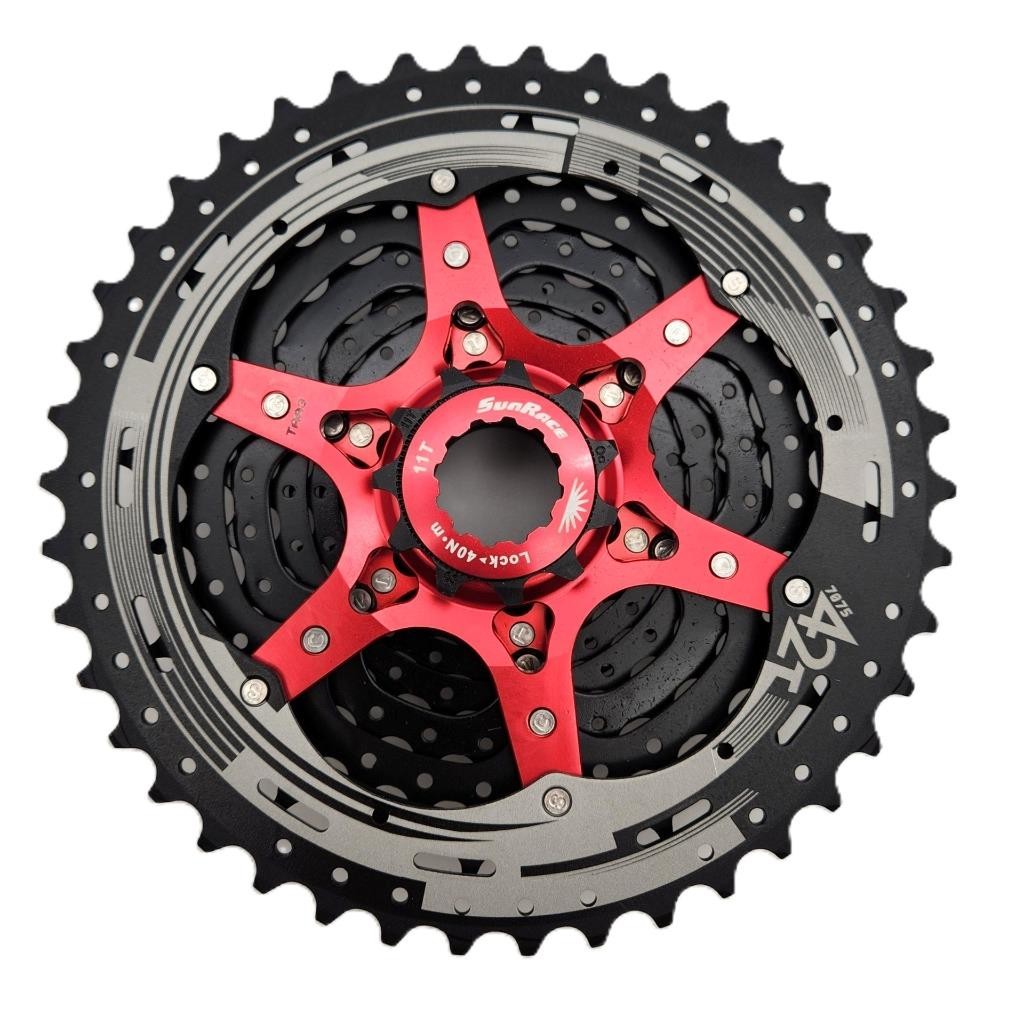 SunRace MX3 10-Speed 11-42T Bike Cassette fits Shimano SRAM HG MTB Black Red SunRace MX3 10-Speed 11-42T Bike Cassette fits Shimano SRAM HG MTB Black Red