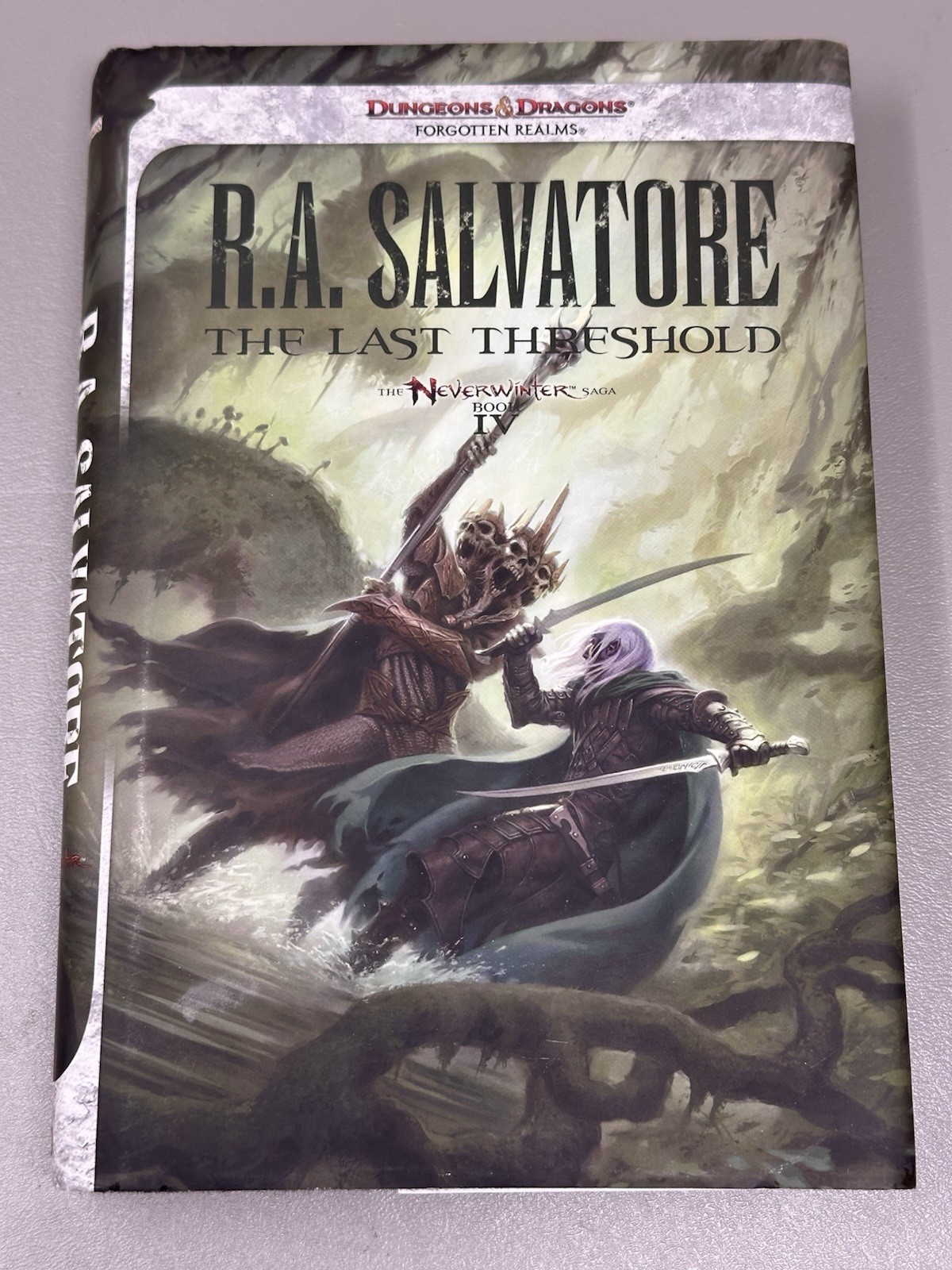 The Last Threshold Neverwinter IV Forgotten Realm 1st Hardcover RA Salvatore D&D