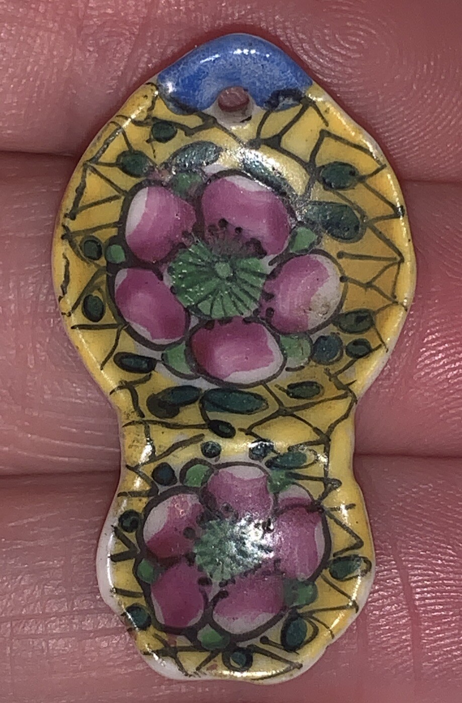 Vintage Gabriel Fourmaintraux Desvures Artisan Dollhouse Miniature Dish 1.25”