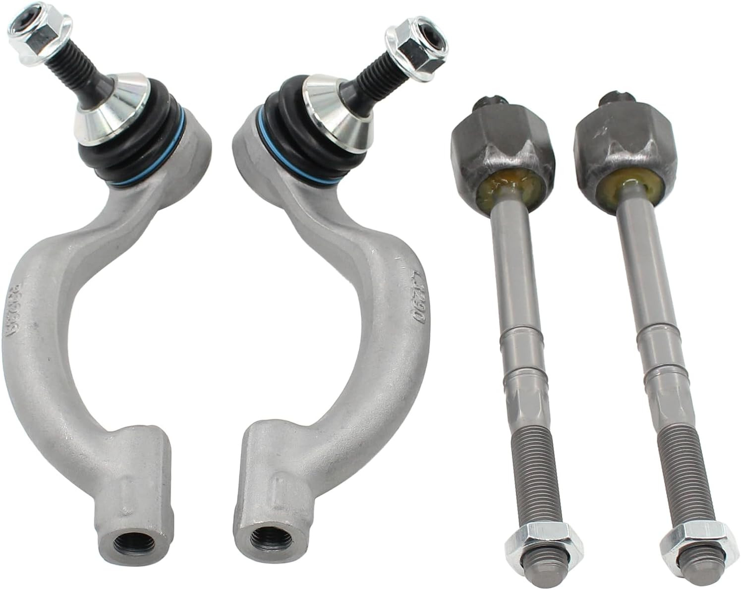 Front Left Right Inner and Outer Tie Rod End Kit for Jaguar