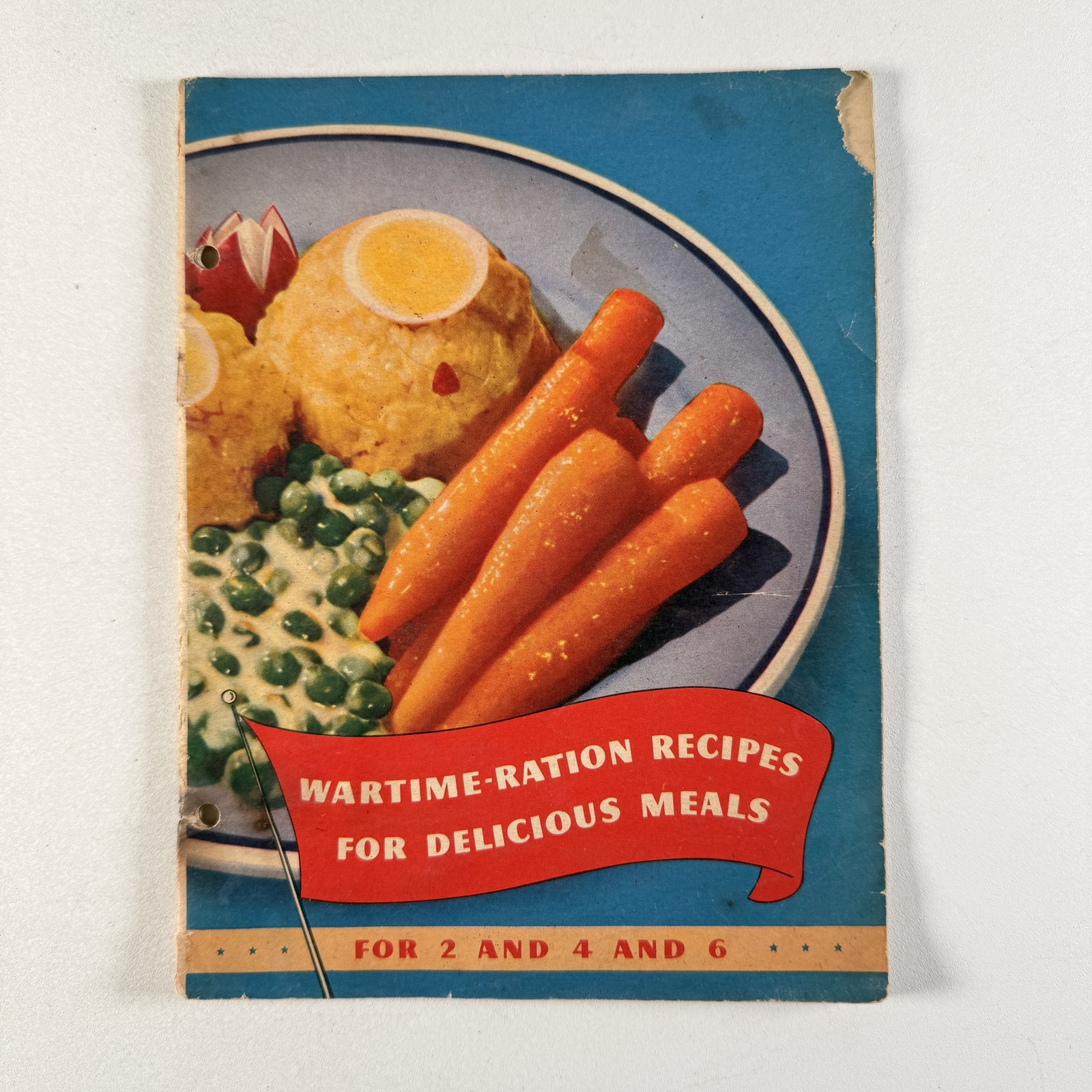 Vintage Wartime Ration Recipes for Delicious Meals WWII Cookbook Booklet