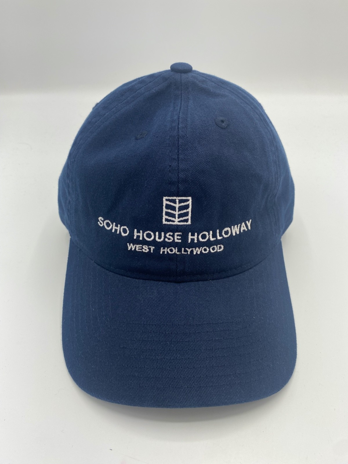 Soho House Holloway West Hollywood Member Hat Navy Blue Embroidered Cap Rare