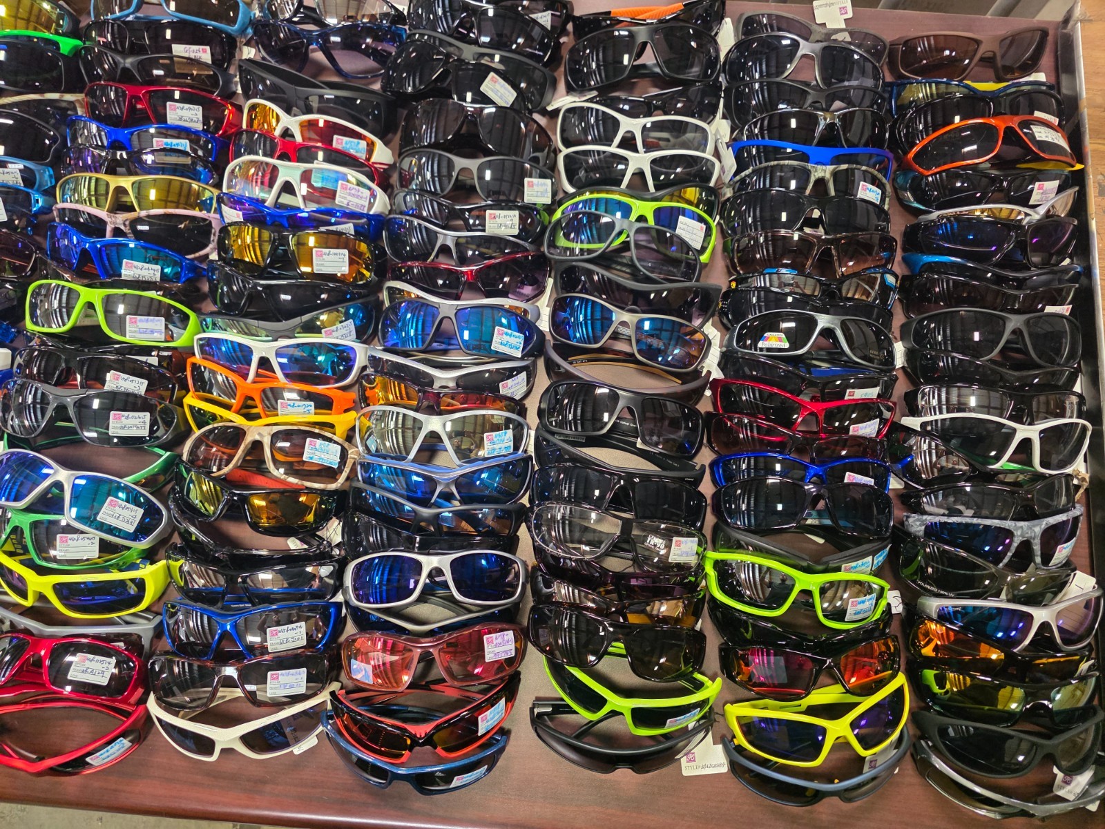 Bulk Lot 100 PCS Sport Sunglasses New Mixed Styles Plastic Wholesale Mix Bulk Lot 100 PCS Sport Sunglasses New Mixed Styles Plastic Wholesale Mix