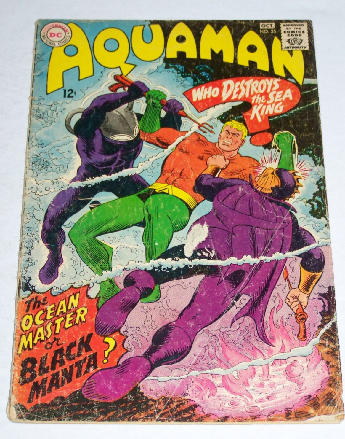 Aquaman #35  Oct. 1967 1st Appearance Black Manta