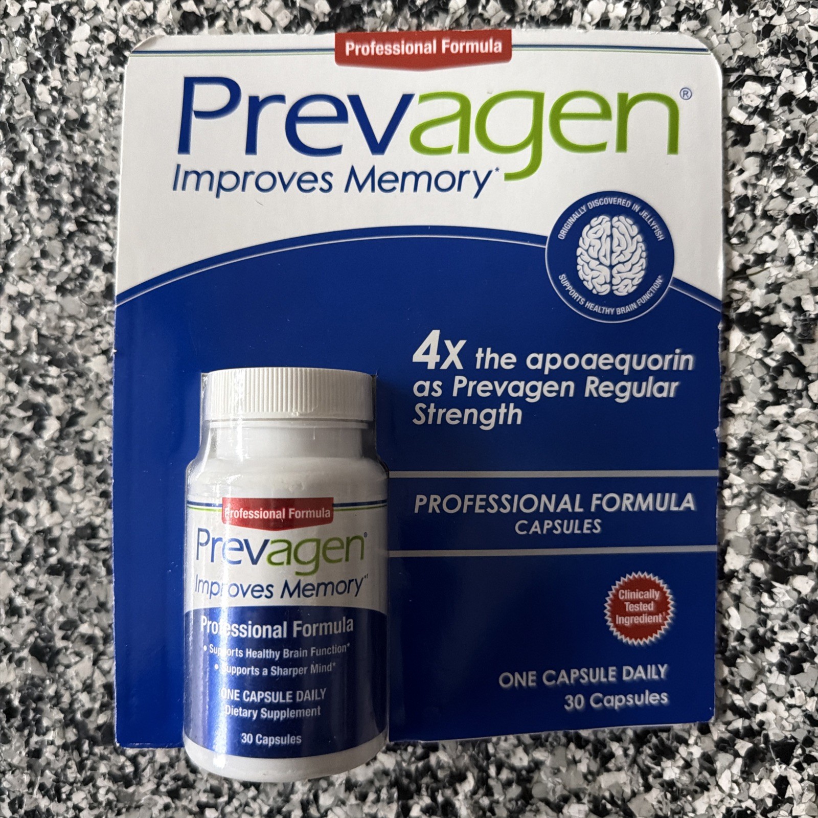 Prevagen Professional Strength Formula 40 mg New Sealed Guaranteed Authentic Prevagen Professional Strength Formula 40 mg New Sealed Guaranteed Authentic