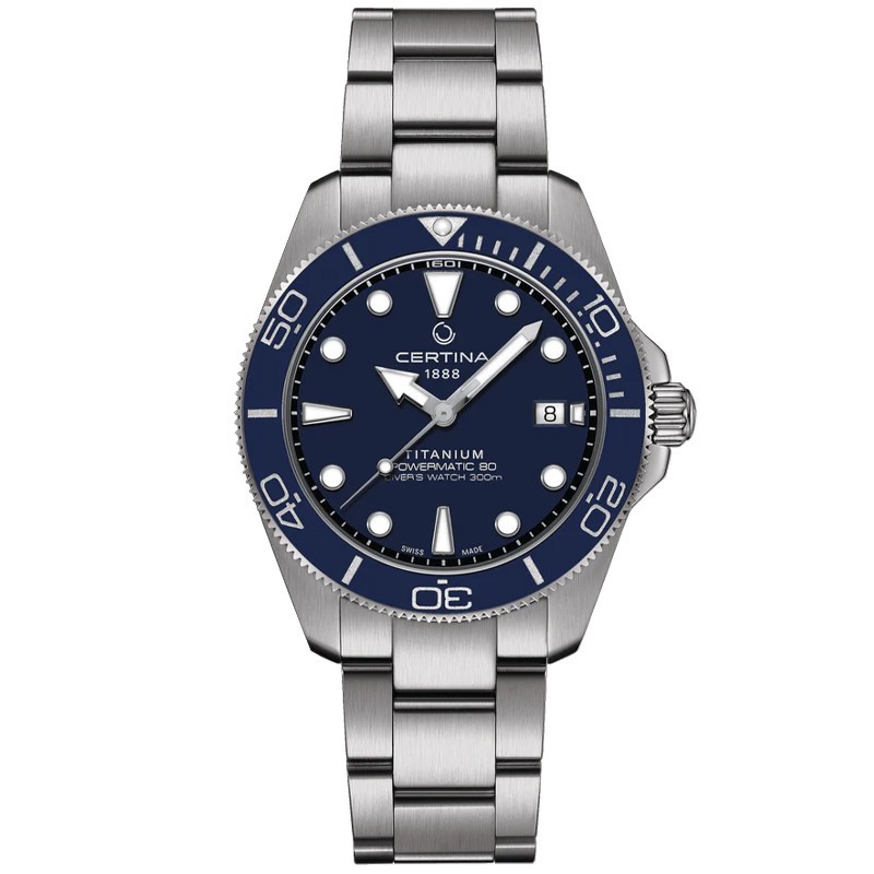 Certina DS Action Diver 40.5mm Blue Dial Men\'s Watch C0484074404100