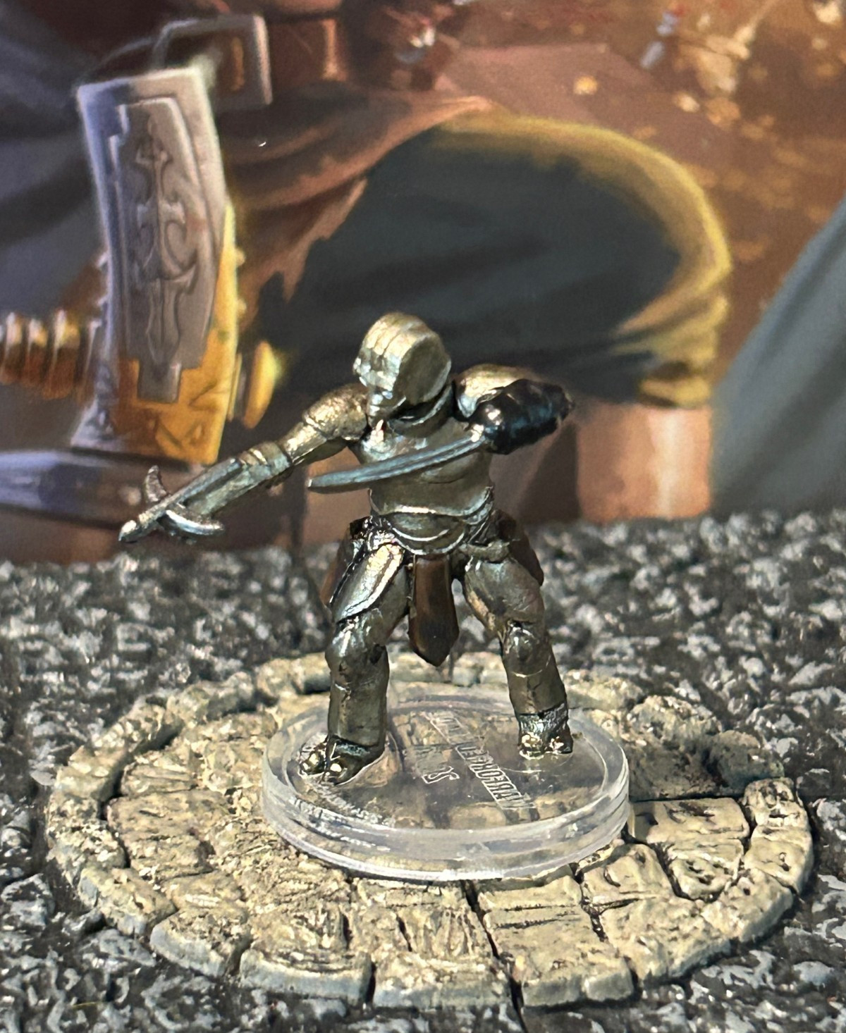 Warforged Blade D&D Miniature Dungeons Dragons Vecna Eve of Ruin fighter rogue