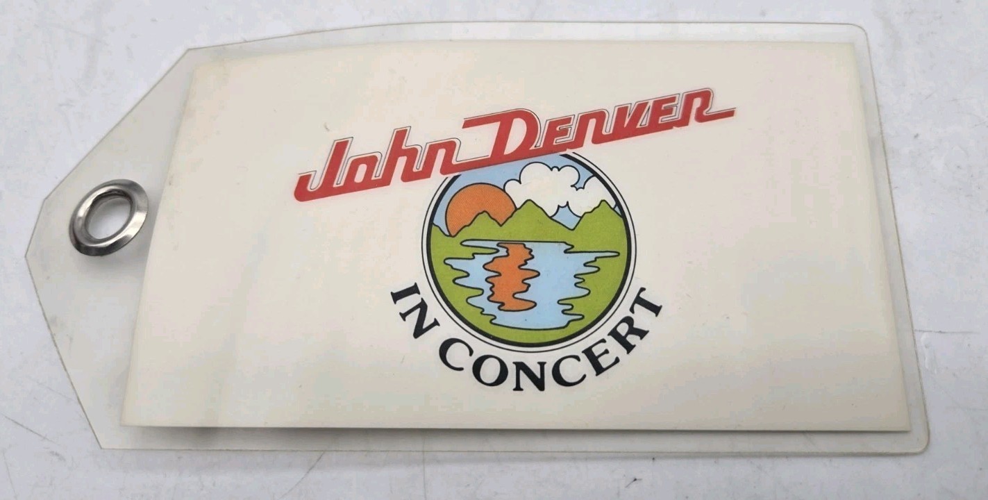 Vintage John Denver Backstage Pass Badge Vintage John Denver Backstage Pass Badge