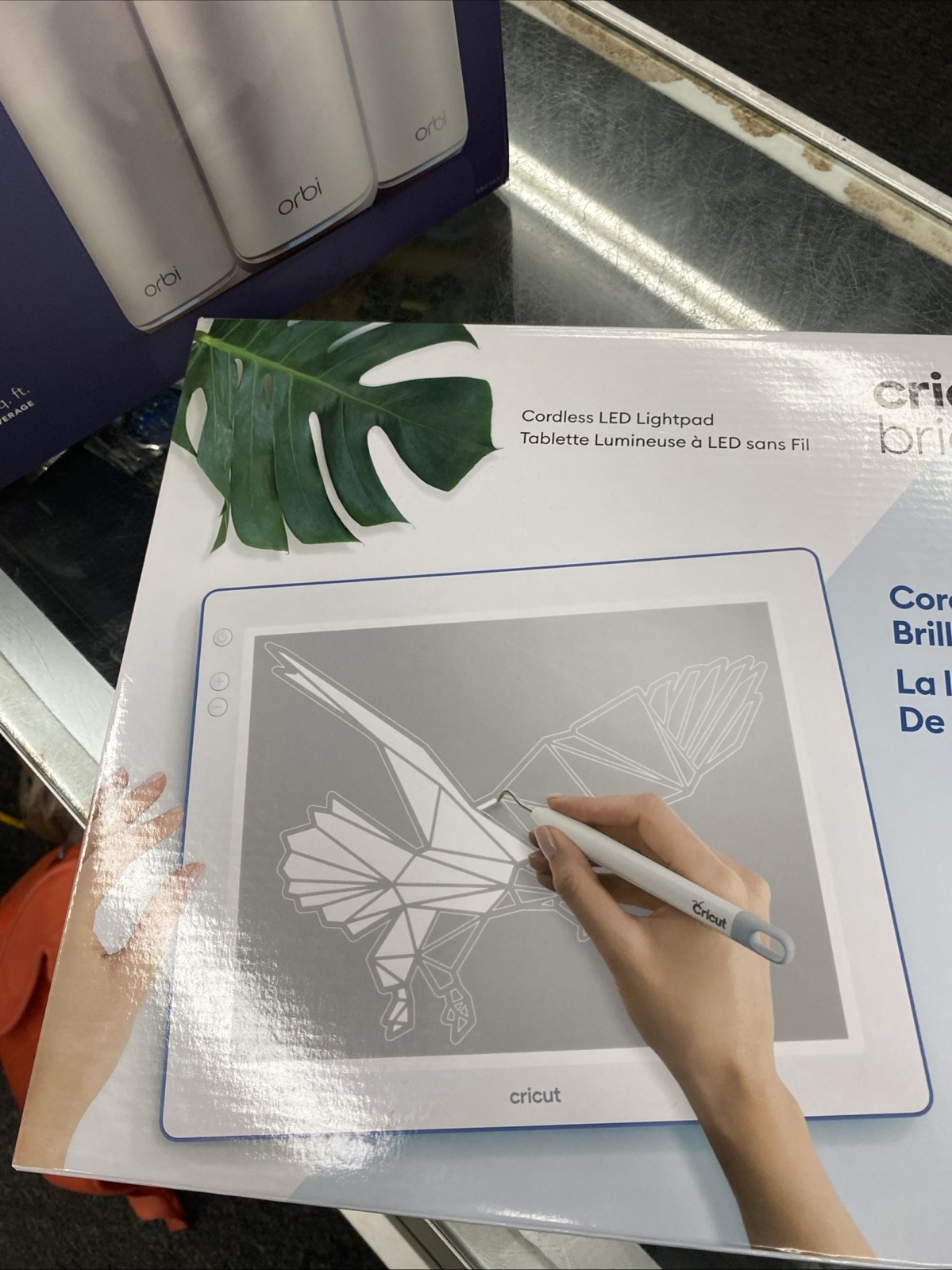 Cricut BrightPad Go Cordless LED Light Pad for Weeding Vinyl Crafts New Cricut BrightPad Go Cordless LED Light Pad for Weeding Vinyl Crafts New