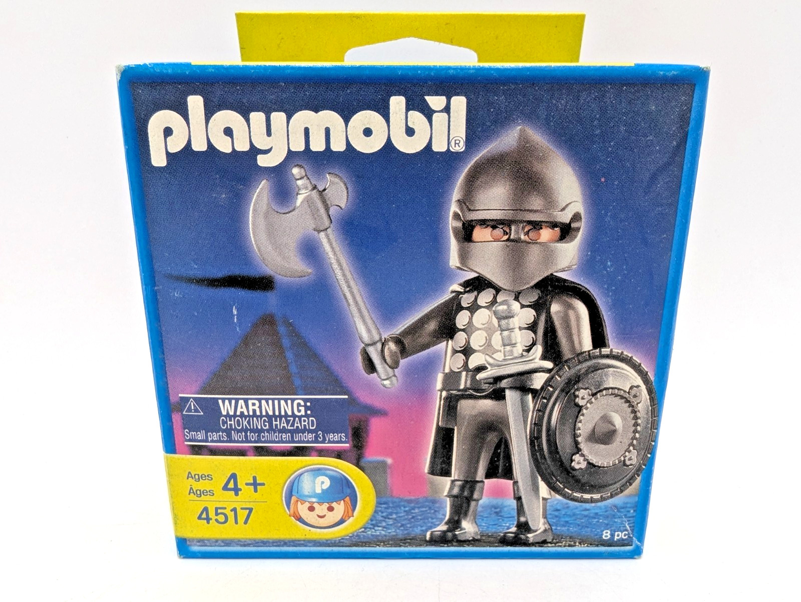 Playmobil Dark Knight Warrior Building Set Figure 4517 SEALED NEW 2003