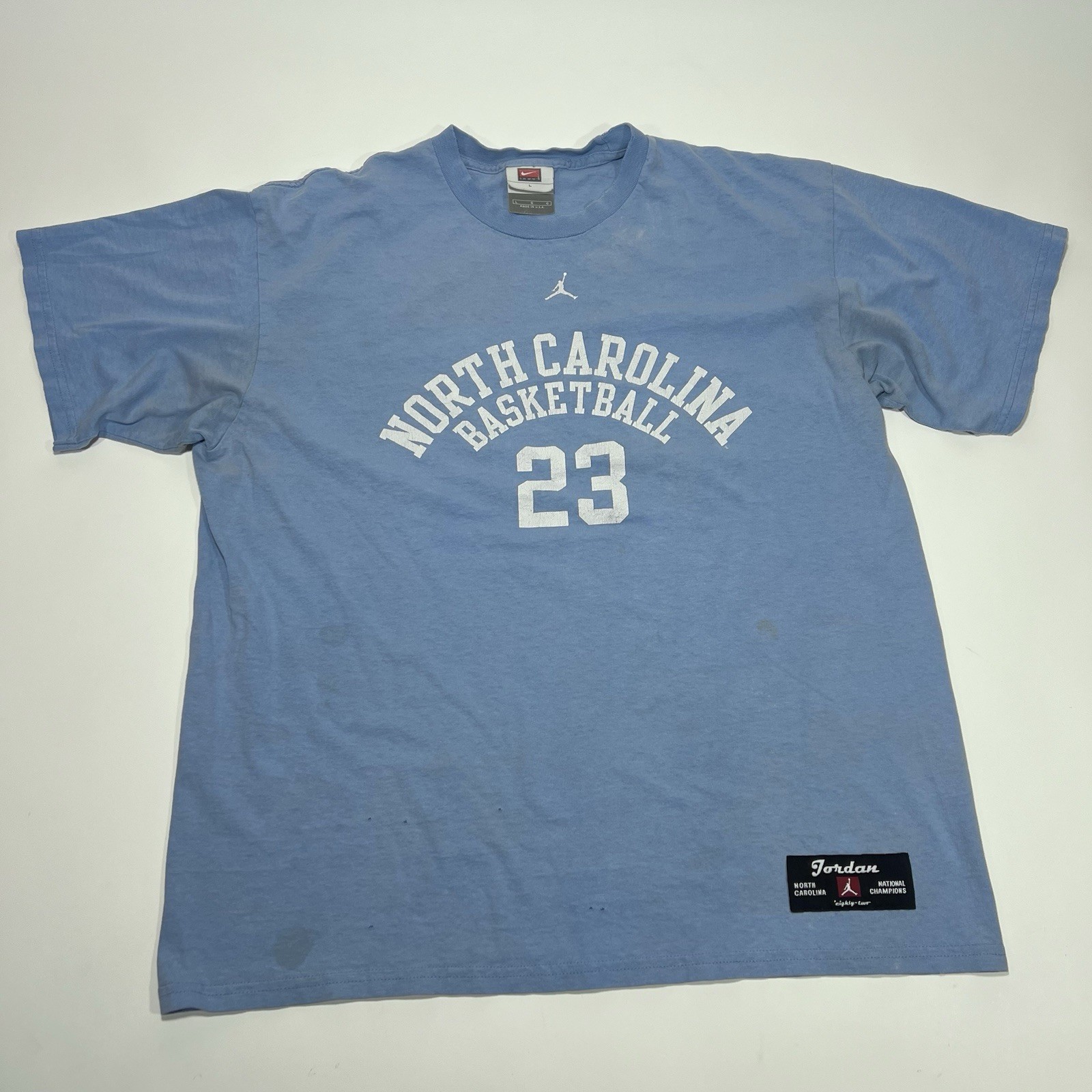VTG 90s Nike North Carolina Basketball Michael Jordan T-Shirt Men’s L USA MADE