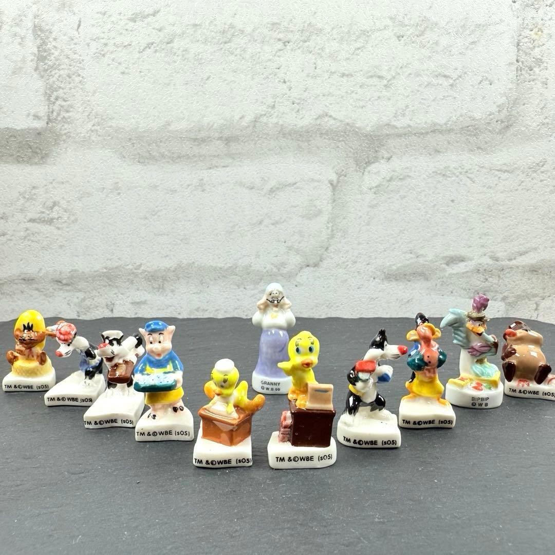 Looney Tunes Fèves Ceramic Figurines Set of 11 Warner Bros Characters