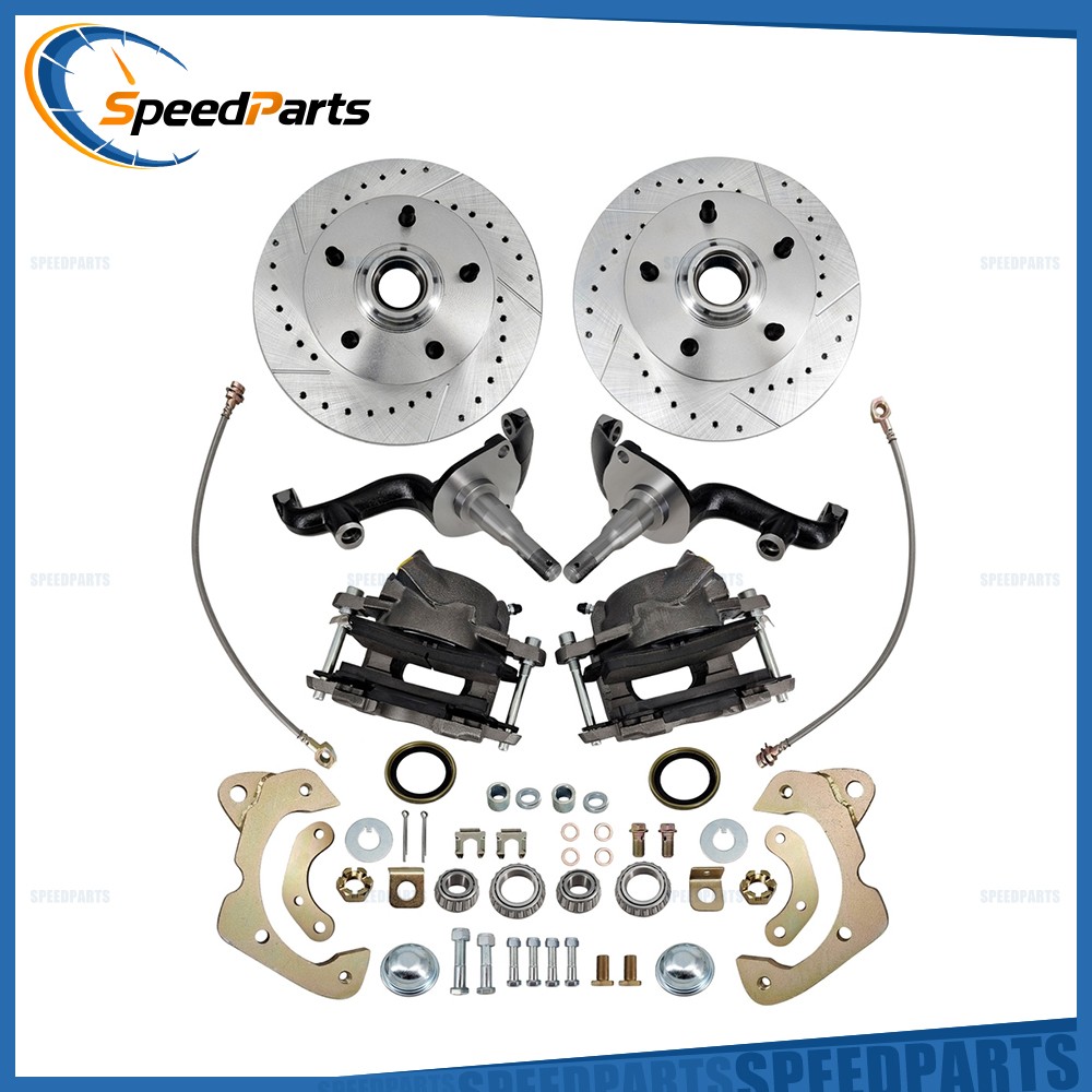 For 1965-70 Chevy Impala Belair Biscayne Stock Spindle Disc Brake Conversion Kit