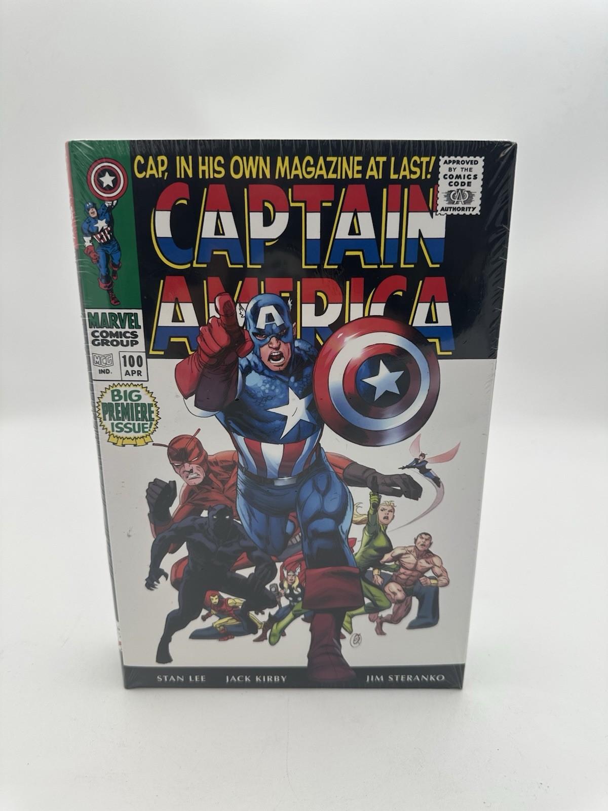 MARVEL COMICS CAPTAIN AMERICA OMNIBUS VOL. 1 HC GARNEY COVER MARVEL COMICS CAPTAIN AMERICA OMNIBUS VOL. 1 HC GARNEY COVER