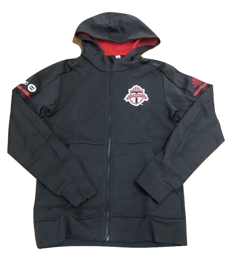 Adidas MLS Toronto FC Travel Jacket Gray/Red CF0056 