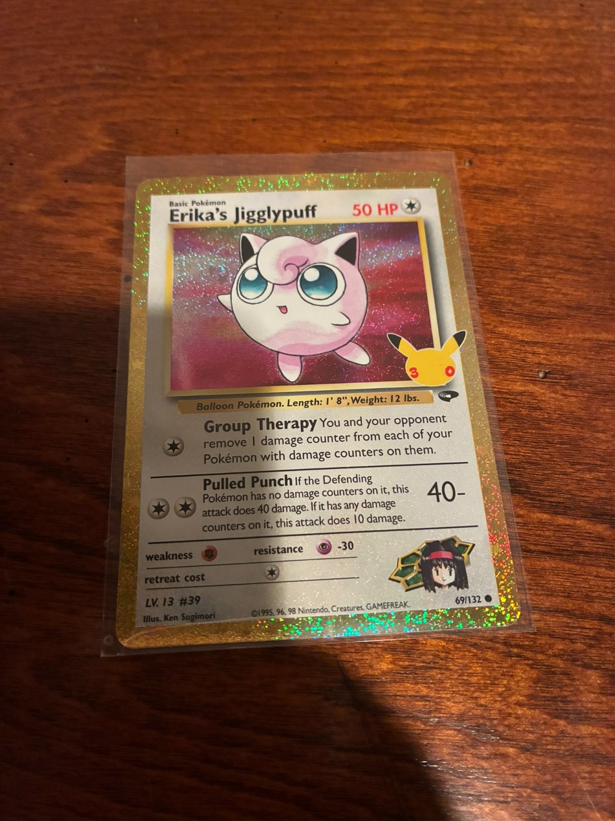 PACK FRESH Pokemon Celebrations 30 Erika\'s Jigglypuff (#69/132)