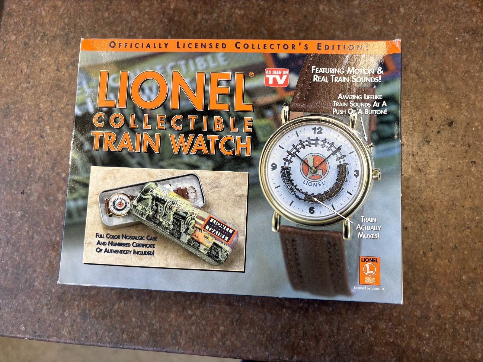 Lionel Licensed Collector's Edition Train Watch As Seen on TV New in Box
