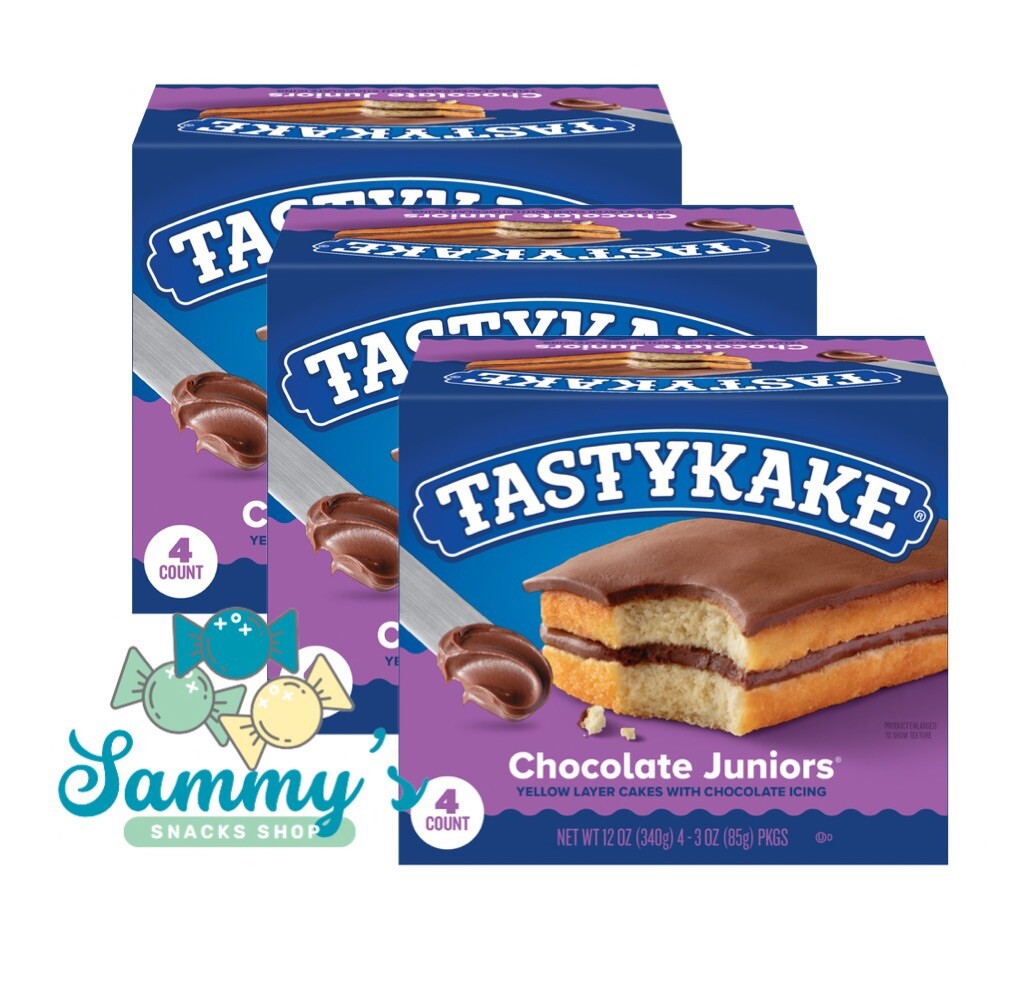 Tastykake Chocolate Juniors 3 Boxes Tastykake Chocolate Juniors 3 Boxes