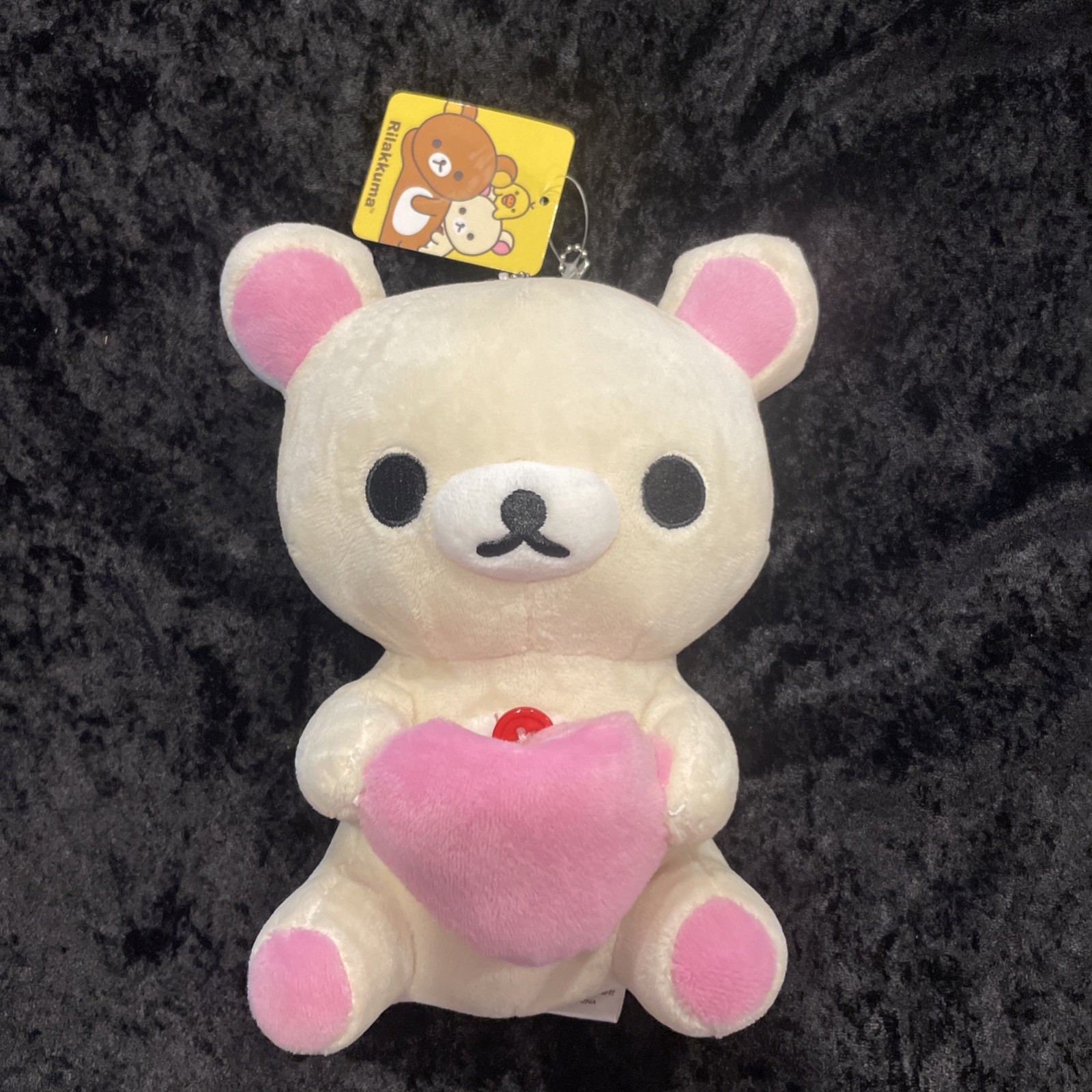 Rilakkuma Korilakkuma Love Heart San-x Plush Stuffed Toy Doll Japan NEW Rilakkuma Korilakkuma Love Heart San-x Plush Stuffed Toy Doll Japan NEW