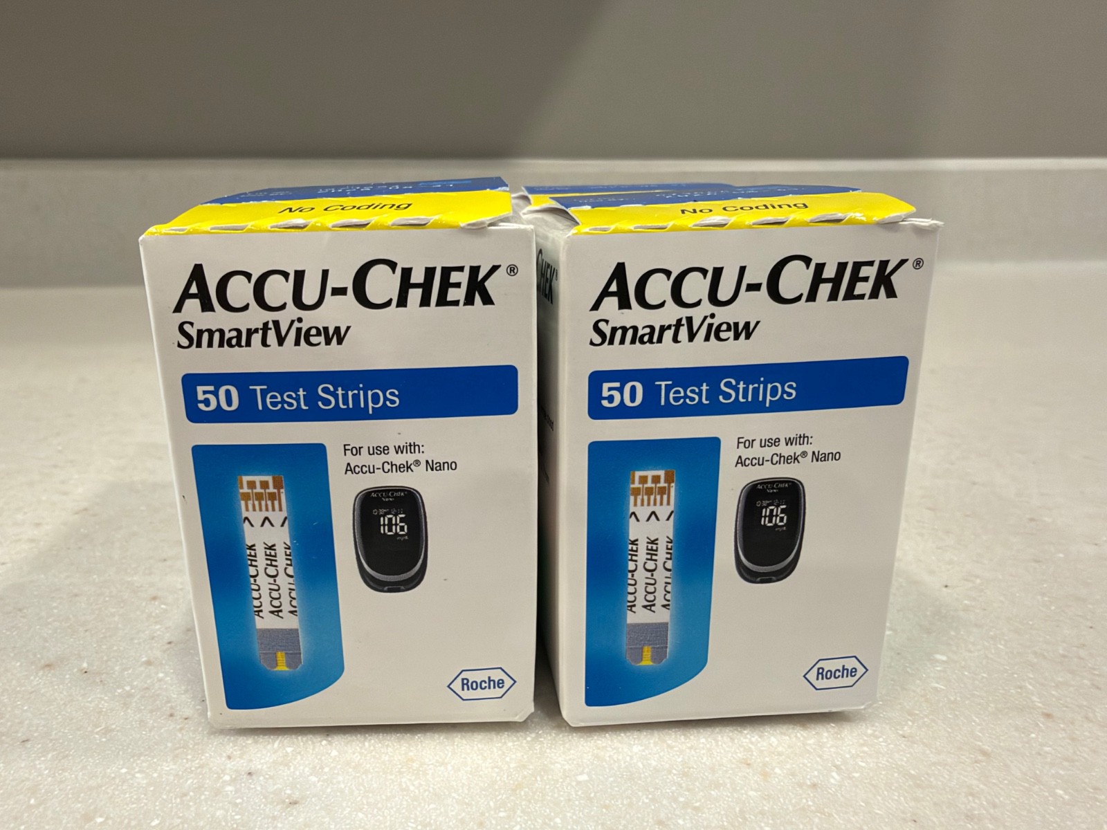 200 ACCU-CHEK Smartview Test Strips - New Sealed