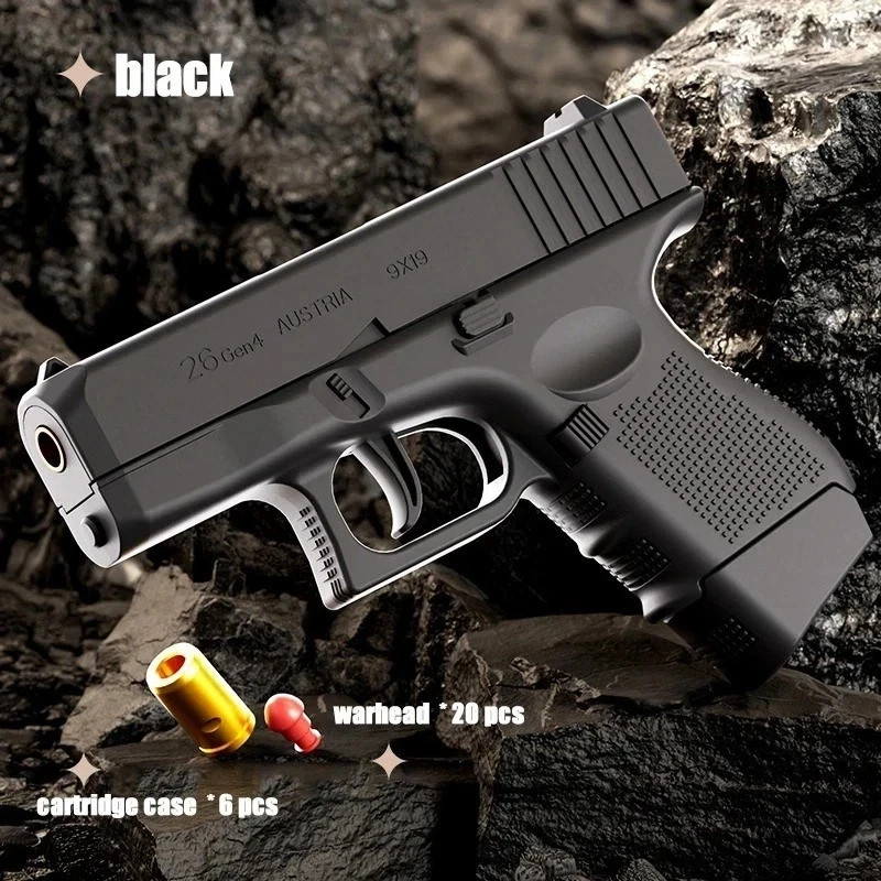 G26 Toy Gun Shell Ejecting Soft Bullet Blaster Educational Kids Toy G26 Toy Gun Shell Ejecting Soft Bullet Blaster Educational Kids Toy