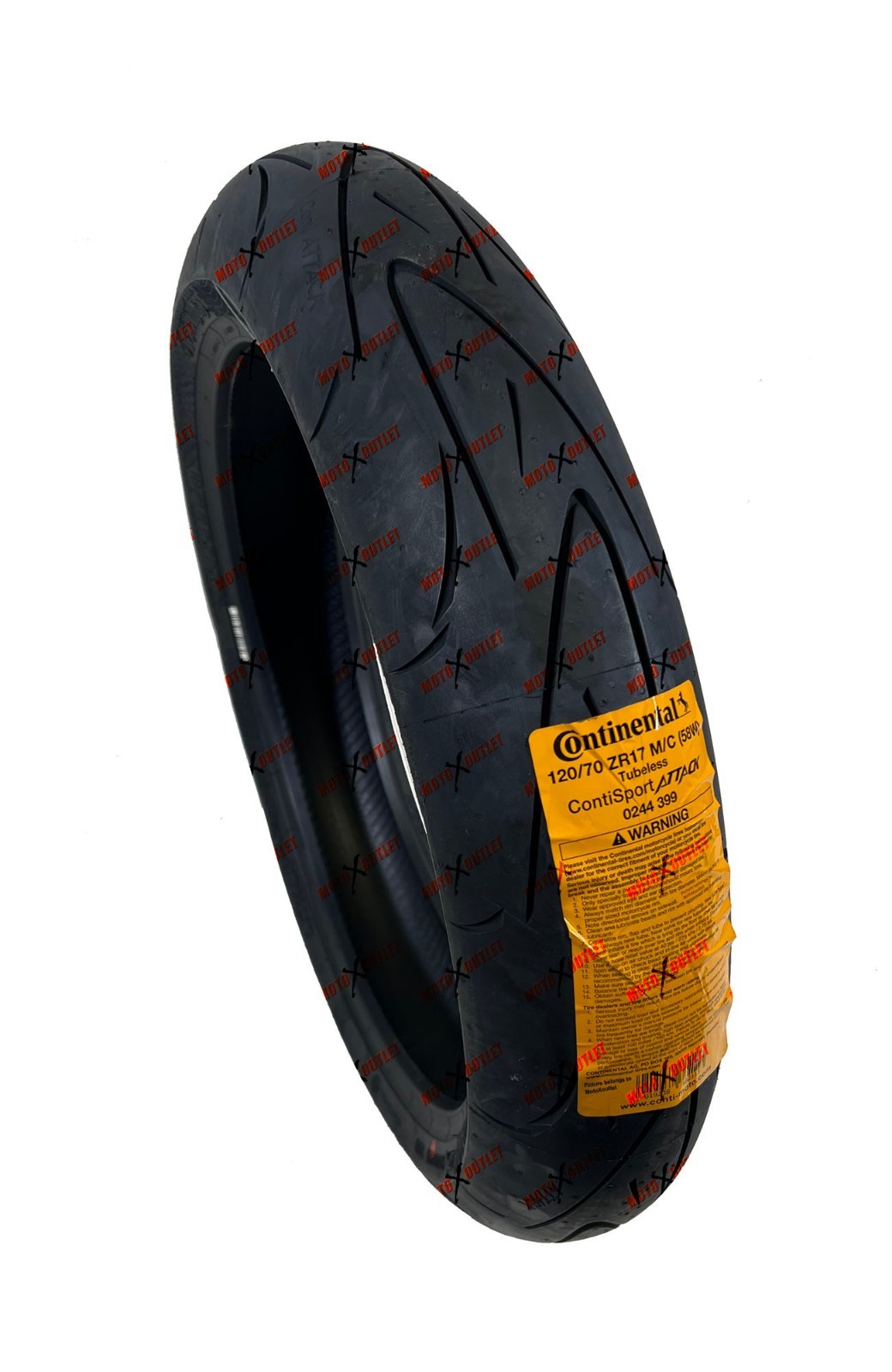 Sport Attack 120/70ZR17 Continental Front Tire Motorcycle 120-70-17 Conti