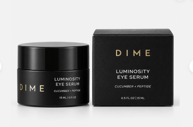DIME Beauty Luminosity Eye Serum Cucumber + Caffeine 0.5 oz / 15 mL NIB