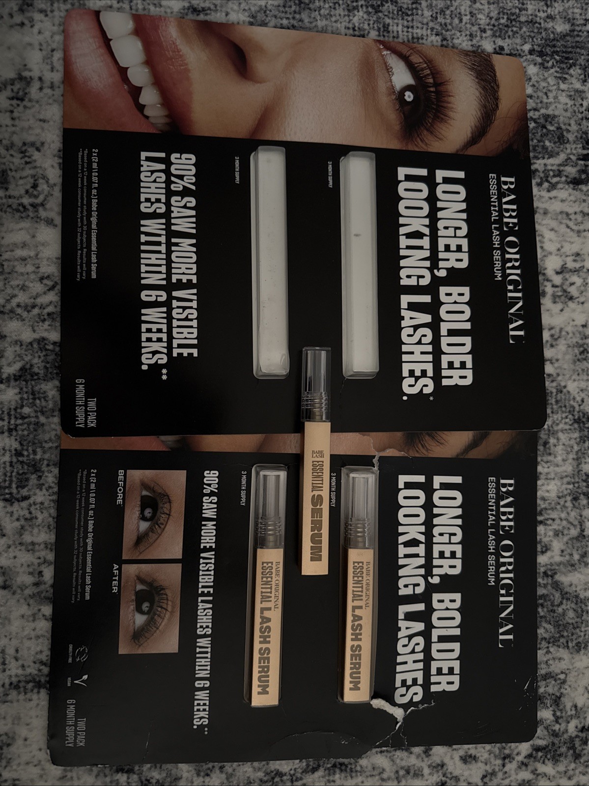 BabeLash Essential 3 x 2ml 9 Month Supply AUTHENTIC DAMAGED BOX UNUSED FS BabeLash Essential 3 x 2ml 9 Month Supply AUTHENTIC DAMAGED BOX UNUSED FS