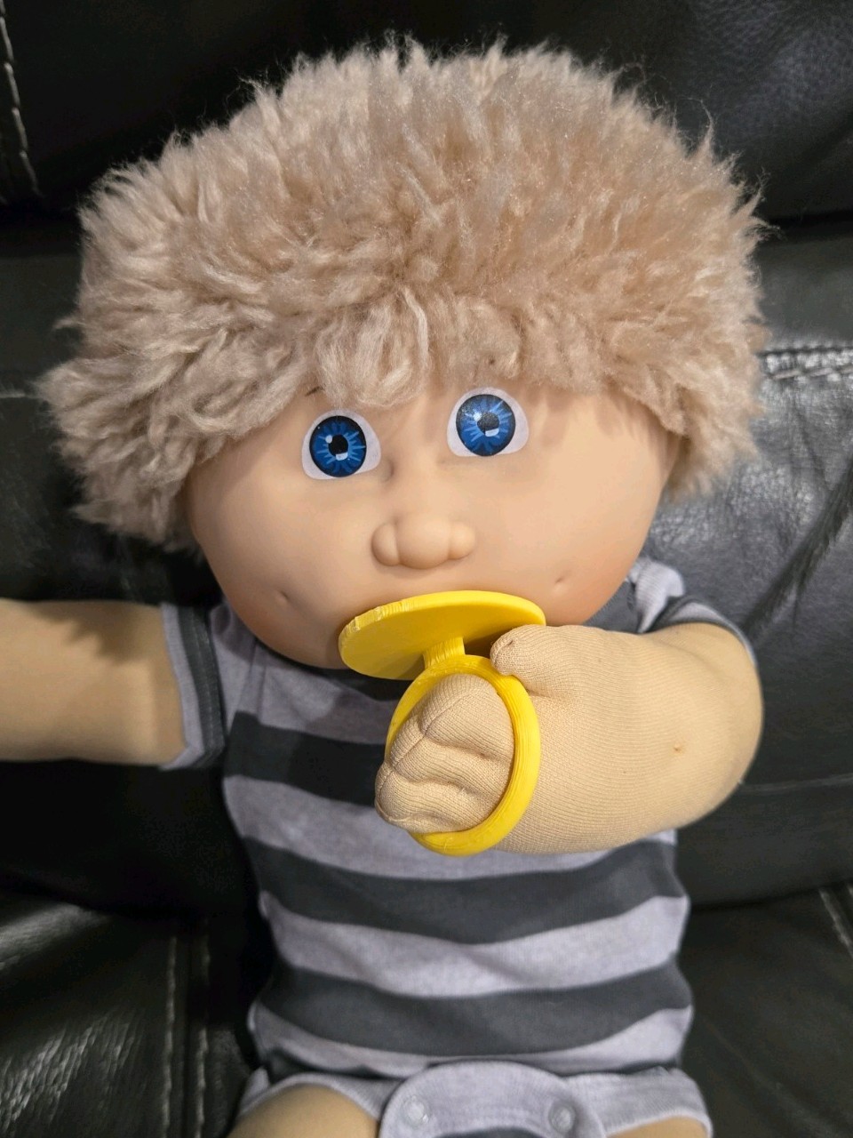 Jesmar Vintage Cabbage Patch Kid Boy Champagne Fuzzy Hair Head Mold 4 Jesmar Vintage Cabbage Patch Kid Boy Champagne Fuzzy Hair Head Mold 4