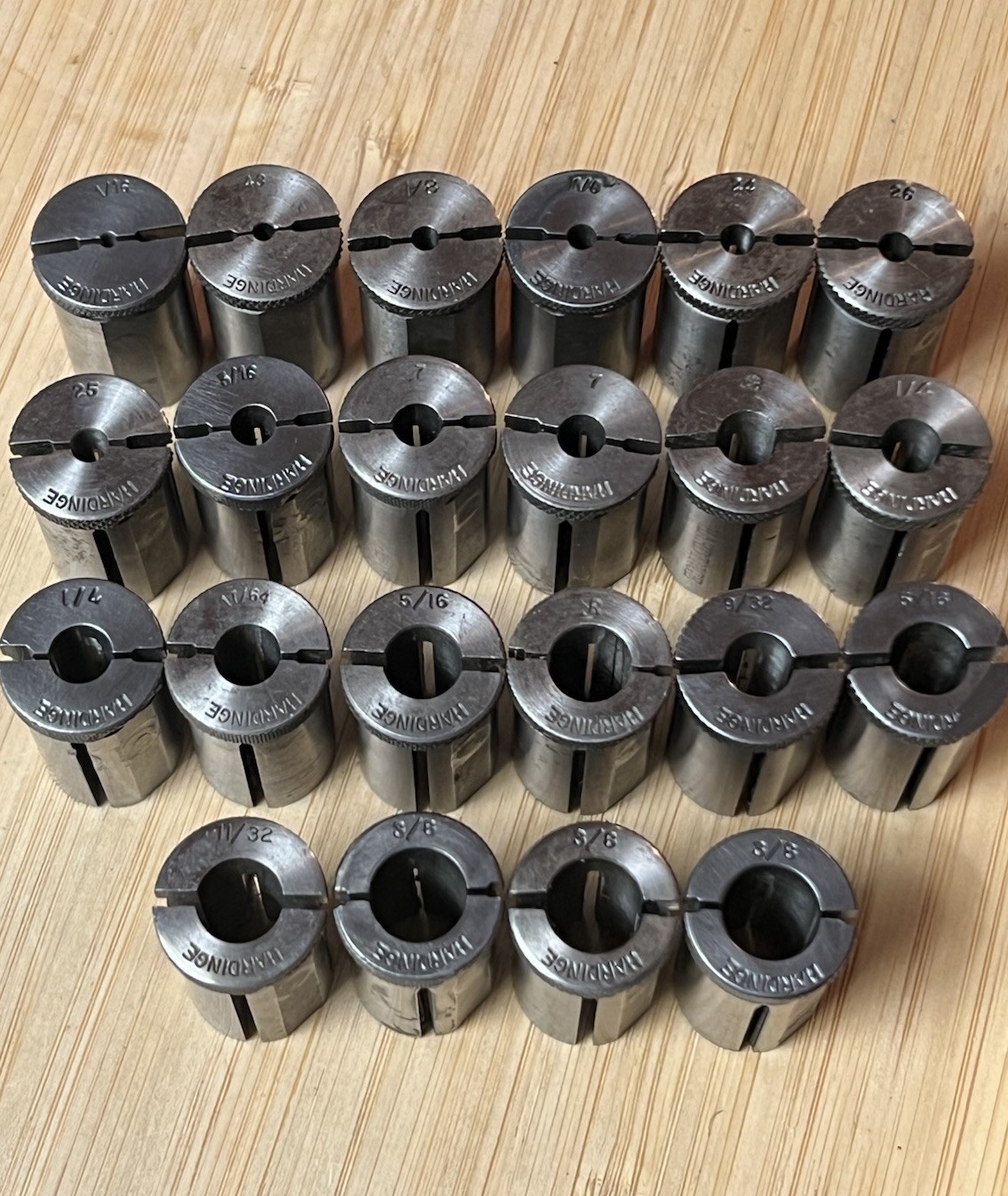 Hardinge HDB-5 drill bushings - 5/8\