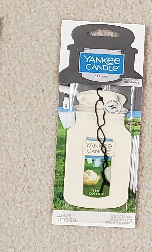Yankee Candle Paper Car Jar Air Freshener, 6+ - Variations Yankee Candle Paper Car Jar Air Freshener, 6+ - Variations