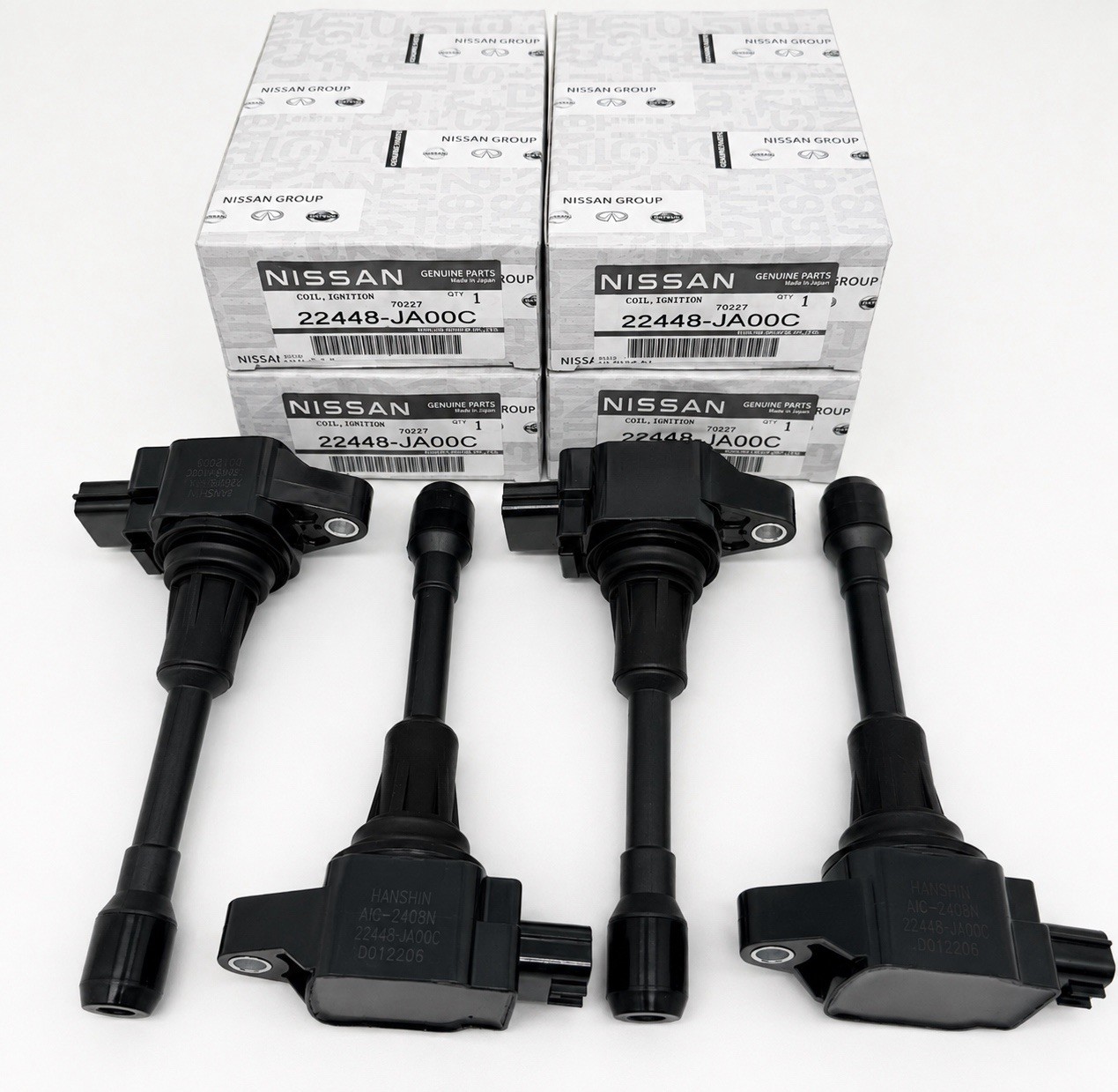 4pc OEM 2013-2018 Nissan Altima 2.5L Ignition Coils 22448-1KT1A 4pc OEM 2013-2018 Nissan Altima 2.5L Ignition Coils 22448-1KT1A
