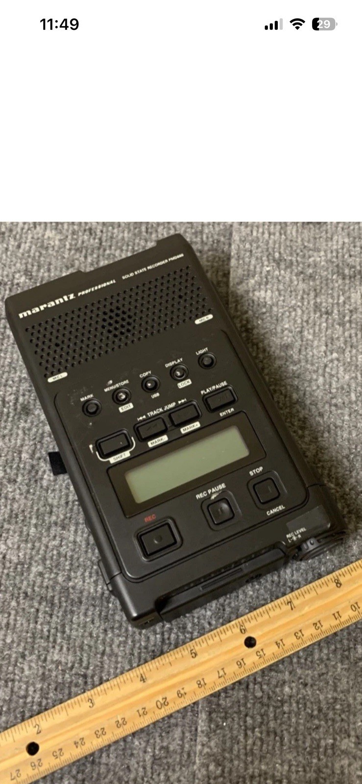 Marantz Professional PMD660 Solid-State Digital Audio Recorder (Unit Only)
