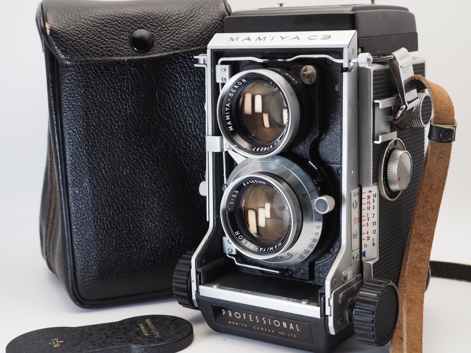 [US 1-Yr Wty] Mamiya C3 Pro TLR 6x6 Film Camera 105mm f3.5 From JAPAN J139 [READ