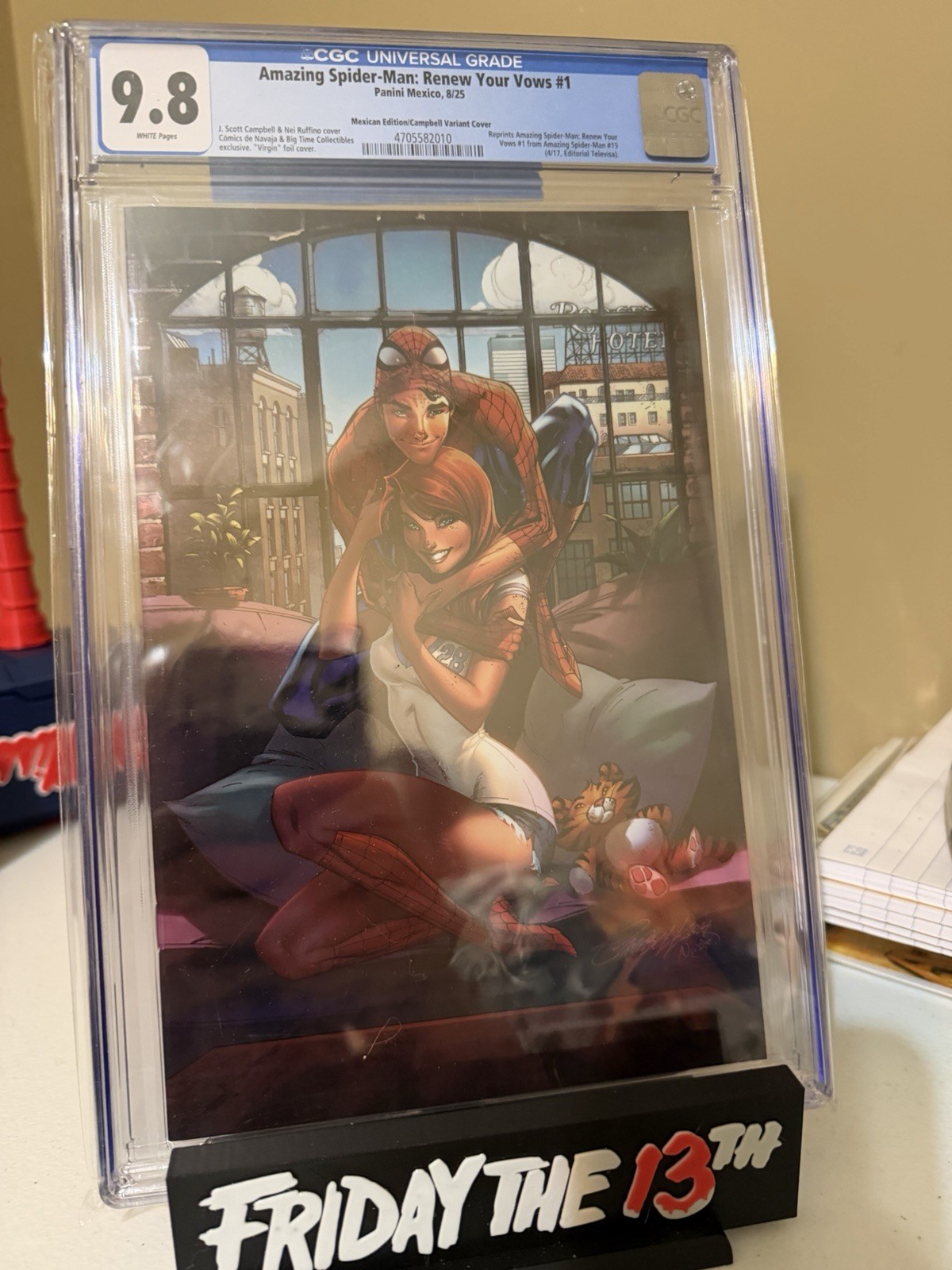 Amazing Spider-Man: Renew Your Vows #1 J. Scott Campbell Mexican Variant CGC 9.8