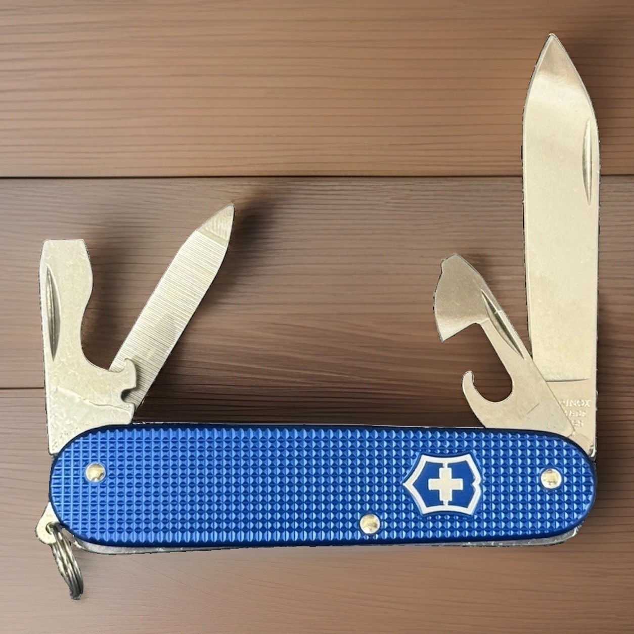 New Victorinox Cadet Blue Alox 84mm Aluminum Swiss Army Knife (Not 2015 or 2020) New Victorinox Cadet Blue Alox 84mm Aluminum Swiss Army Knife (Not 2015 or 2020)