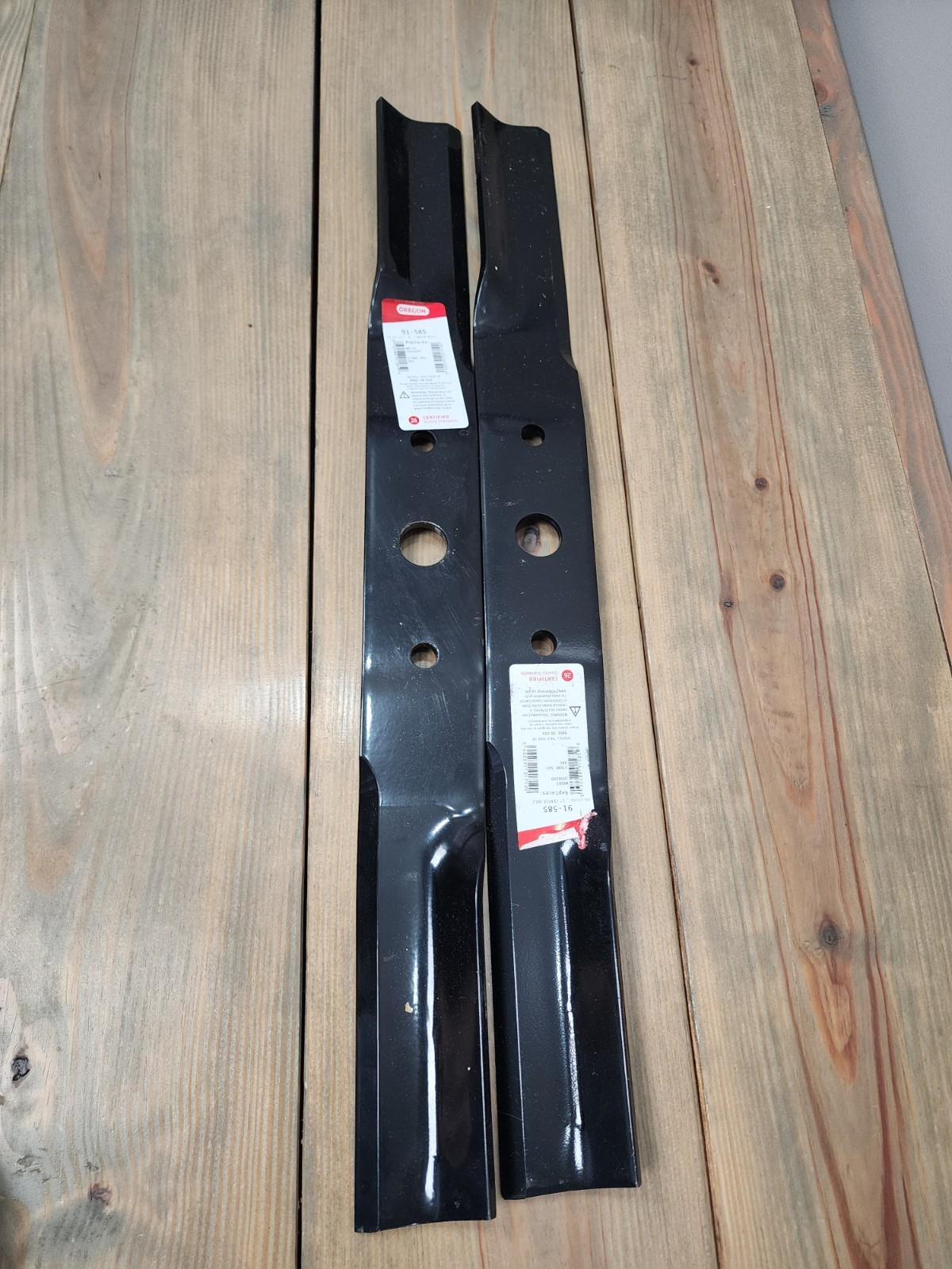2PK Oregon 91-585 Heavy Duty Blade for Woods 1008199 Stens 345-085 24 5/16\ 2PK Oregon 91-585 Heavy Duty Blade for Woods 1008199 Stens 345-085 24 5/16\