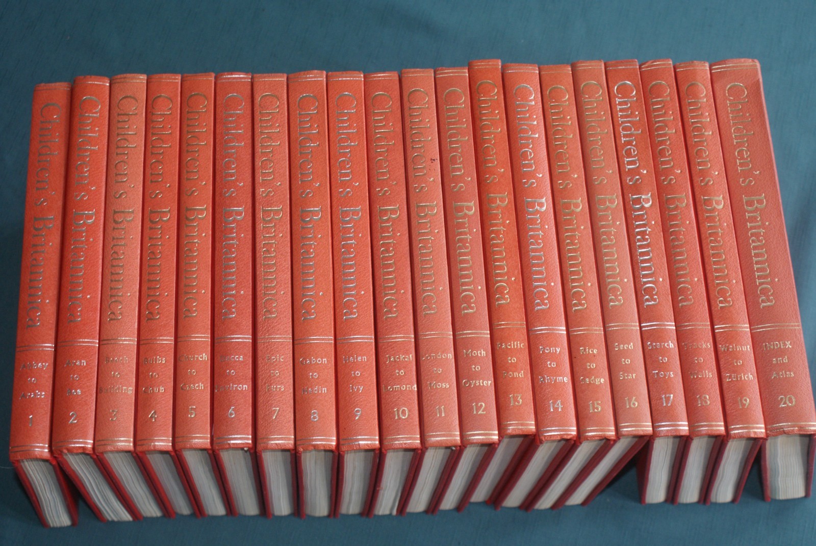 Vintage Encyclopaedia Britannica Children\'s Britannica 20-Volume Set Index-1970s Vintage Encyclopaedia Britannica Children\'s Britannica 20-Volume Set Index-1970s