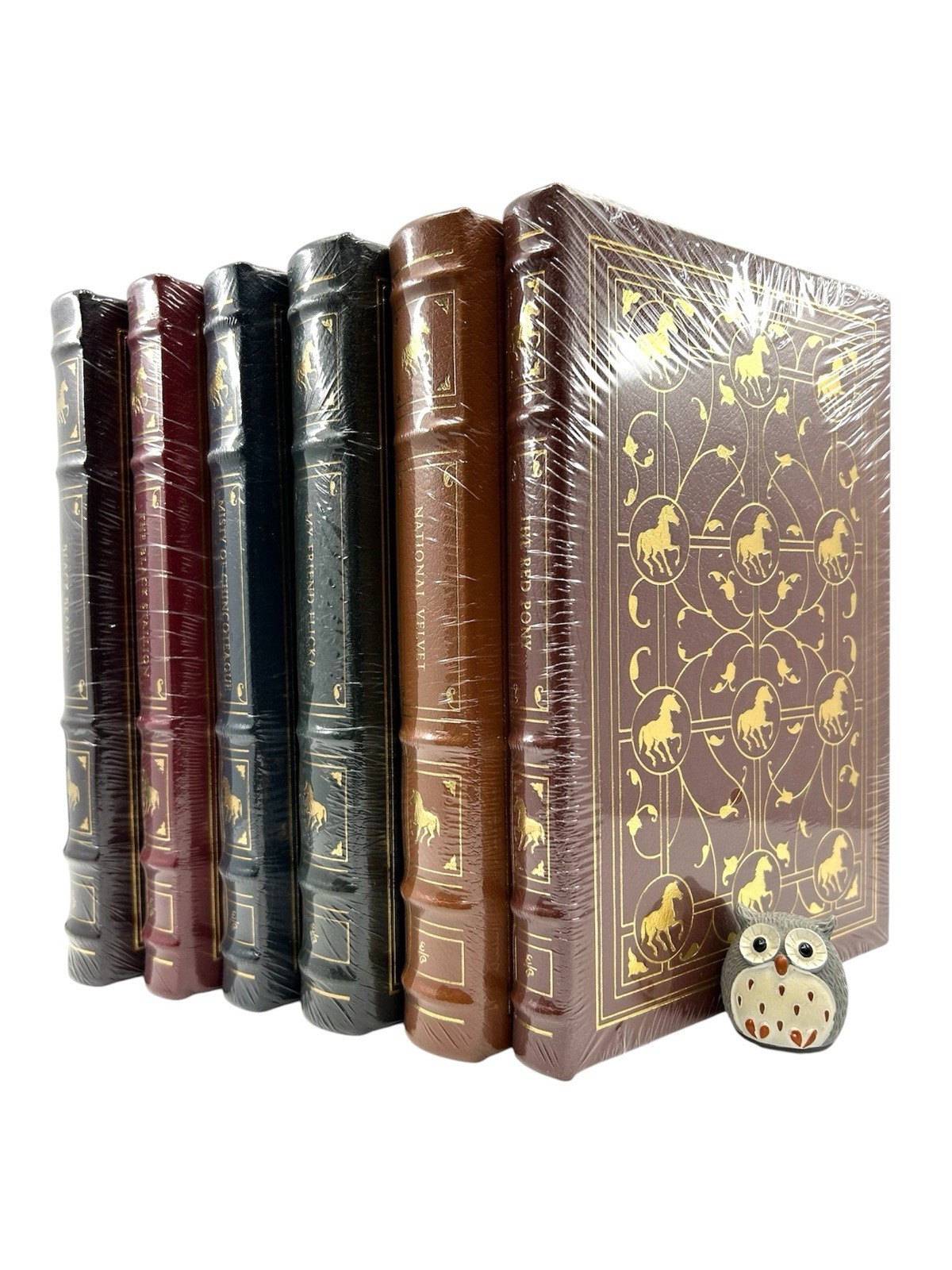 EASTON PRESS Most Beloved Horse Novels 6V Leather Black Beauty Stallion SEALED
