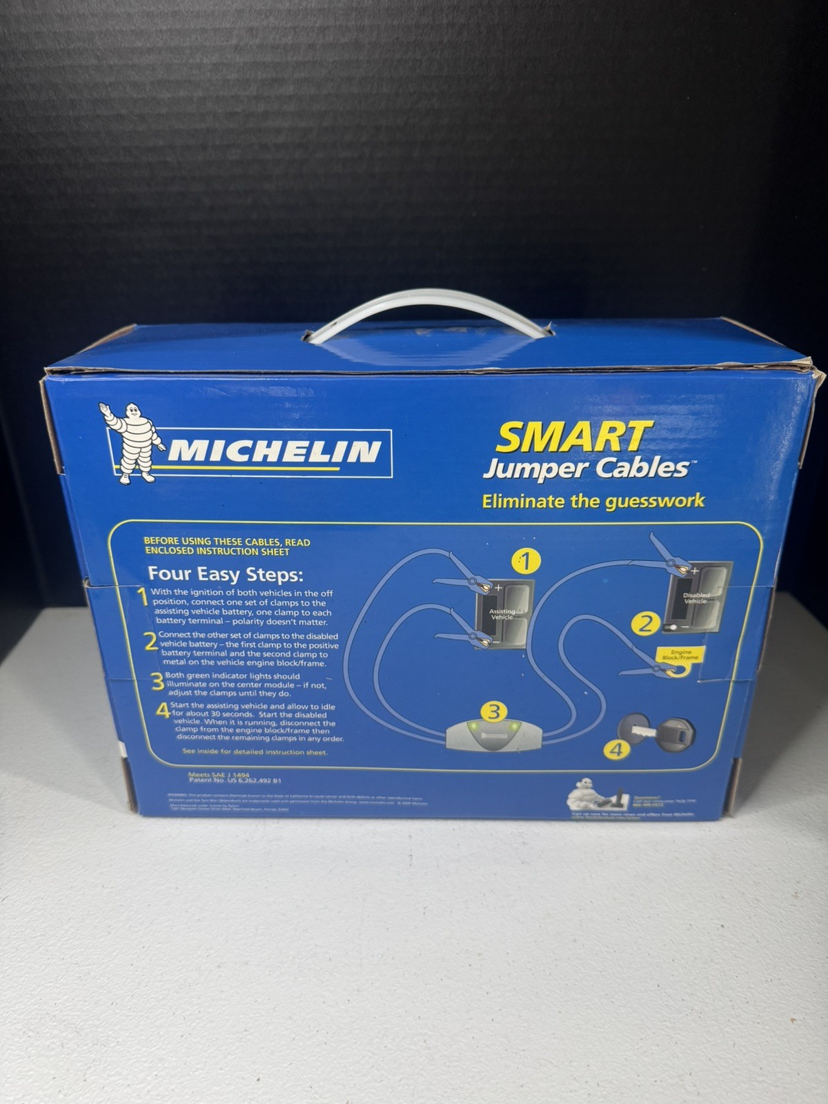 Michelin Smart Jumper Booster Cables Cables Heavy Duty open box