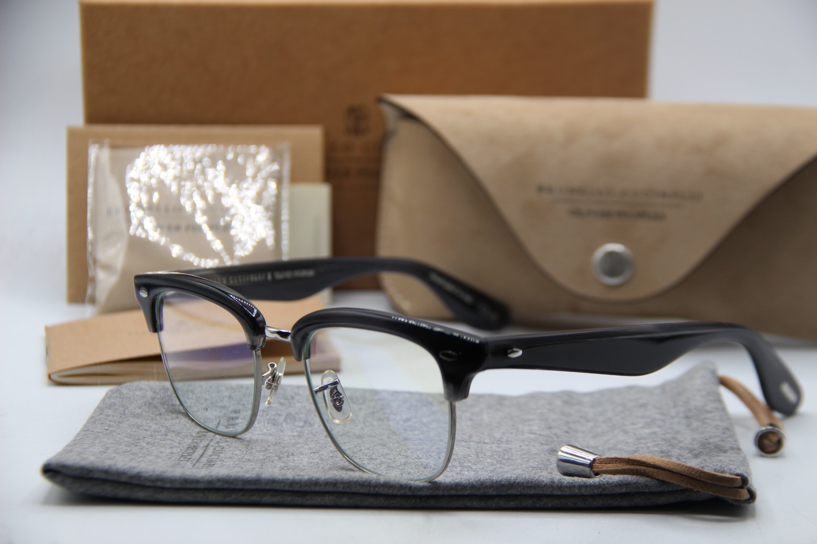 NEW OLIVER PEOPLES BRUNELLO CUCINELLU OV 5486S 1661BF AUTHENTIC EYEGLASSES 48-20