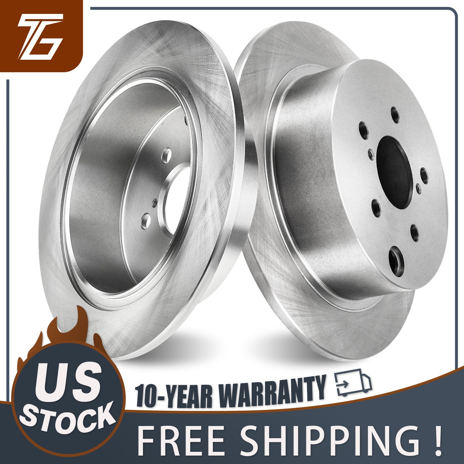 10.79 inch Rear Disc Brake Rotors for 2016 - 2023 Crosstrek 2012 - 2023 Impreza