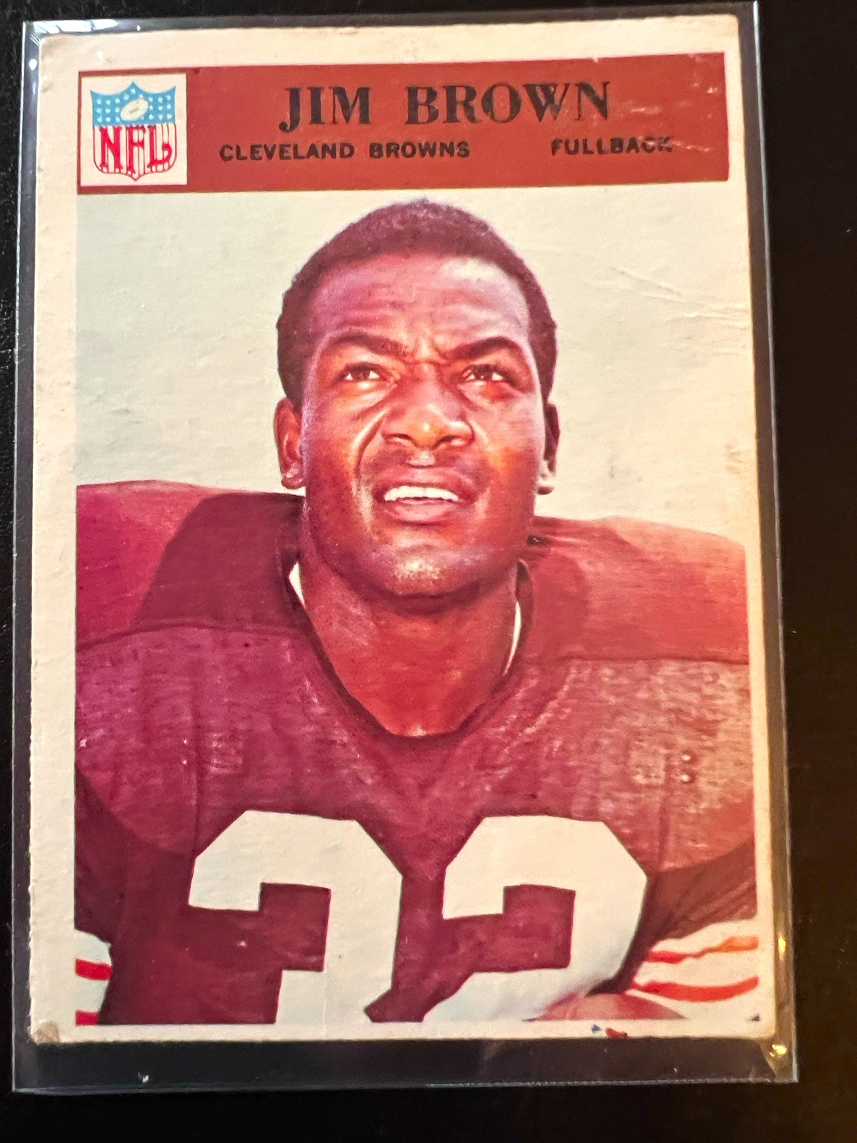 1966 Philadelphia #41 Jim Brown Browns HOF Last Card 
