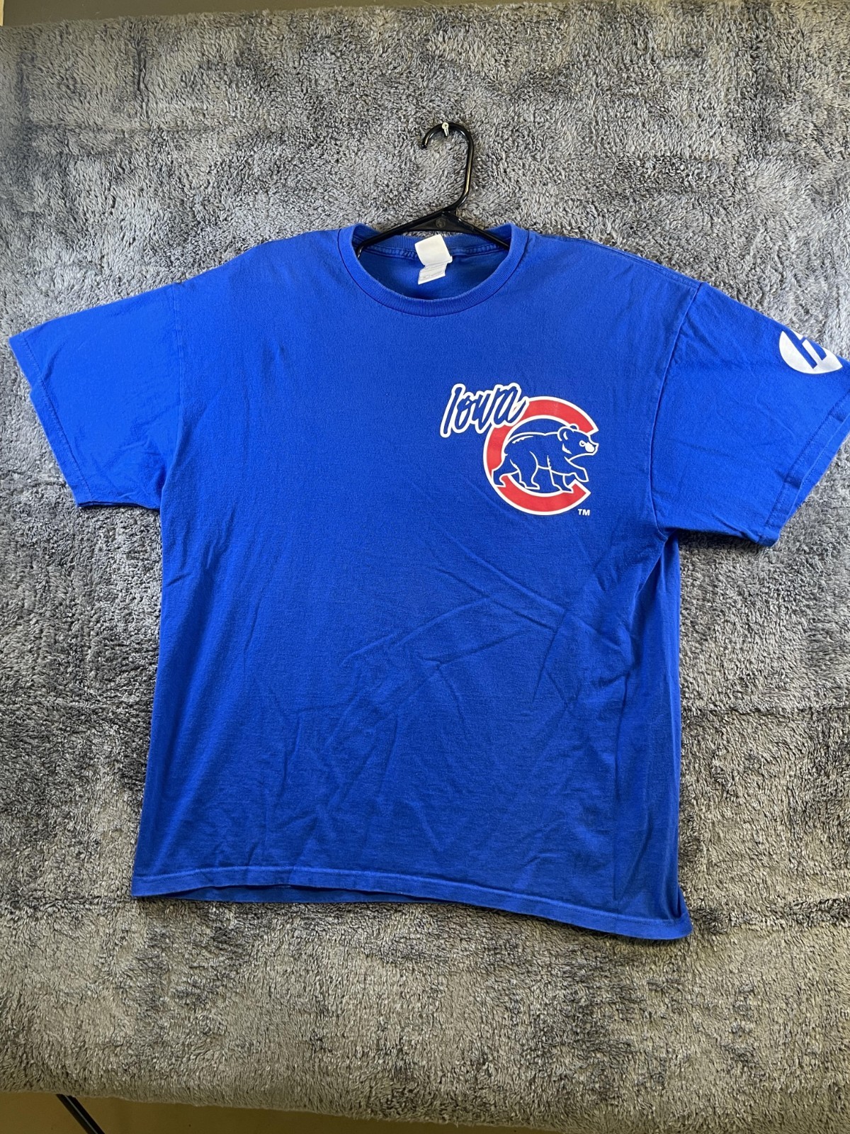 VTG Fruit Of The Loom HP Sponsor T Shirt Men\'s Size XL Blue Graphic Chicago MLB