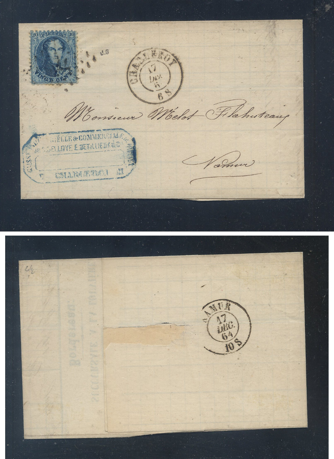 Belgium small folded invoice Belgium small folded invoice