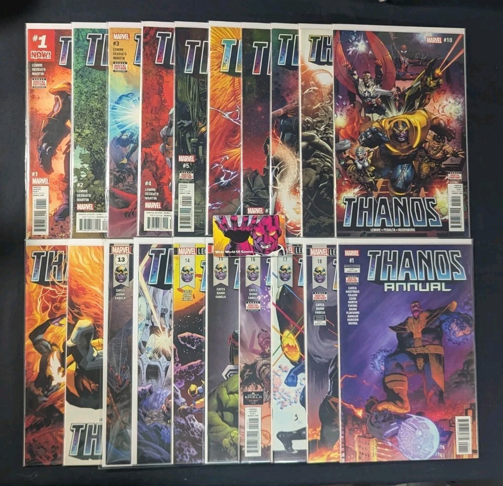 Thanos #1-18 & Annual π 1st App Cosmic Ghost Rider Complete Set Marvel 2017 Thanos #1-18 & Annual π 1st App Cosmic Ghost Rider Complete Set Marvel 2017