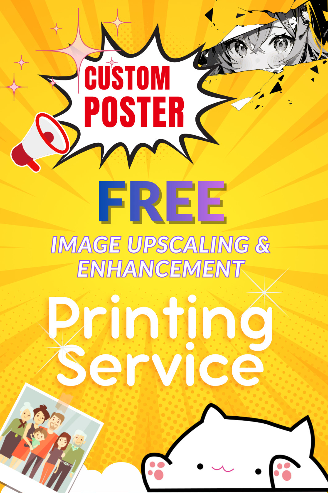 Print Your Images High Quality Custom Photo Poster Printing | 8.5x11 Matte